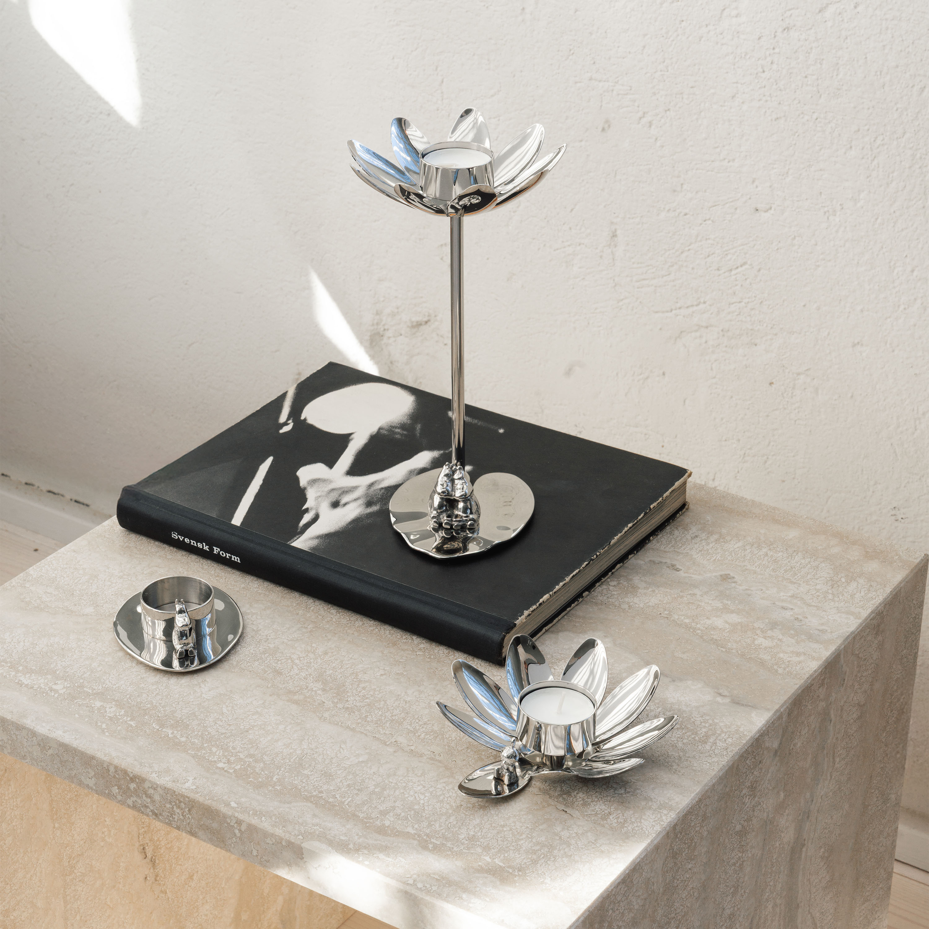 Hilke Collection Hilke X Mumins Nr.3 Kerzenhalter Silber