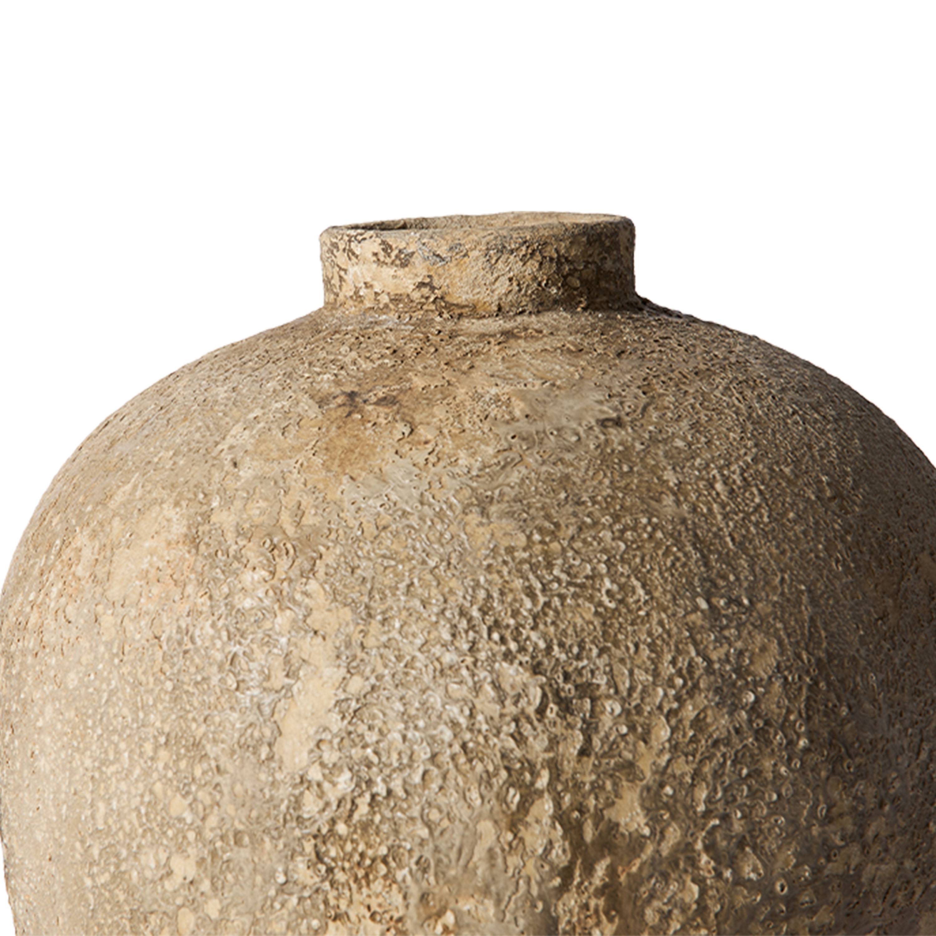 Muubs Luna Blumentopf Beige Terrakotta Ø35