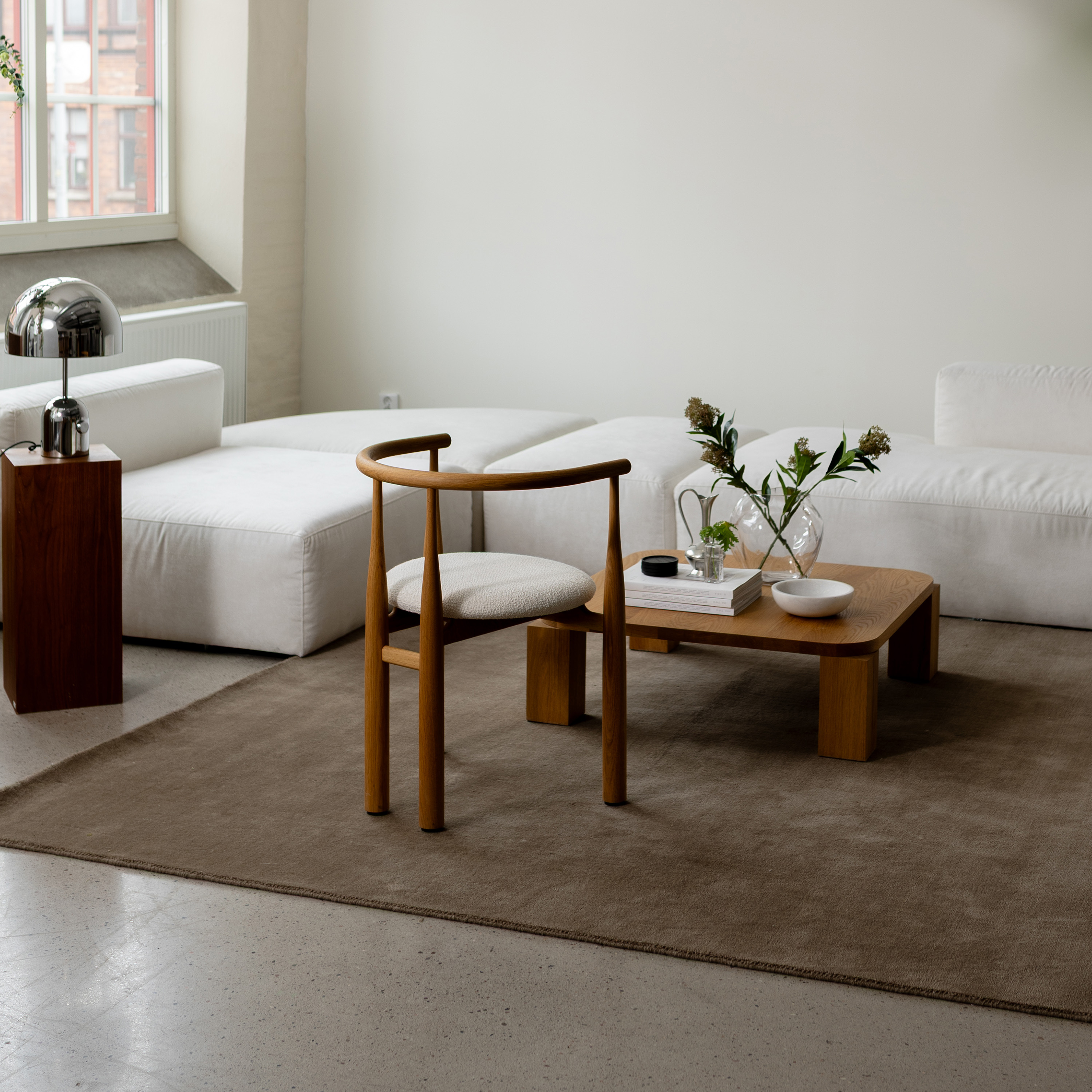 Classic Collection Solid Ullmatte Brun 250x350