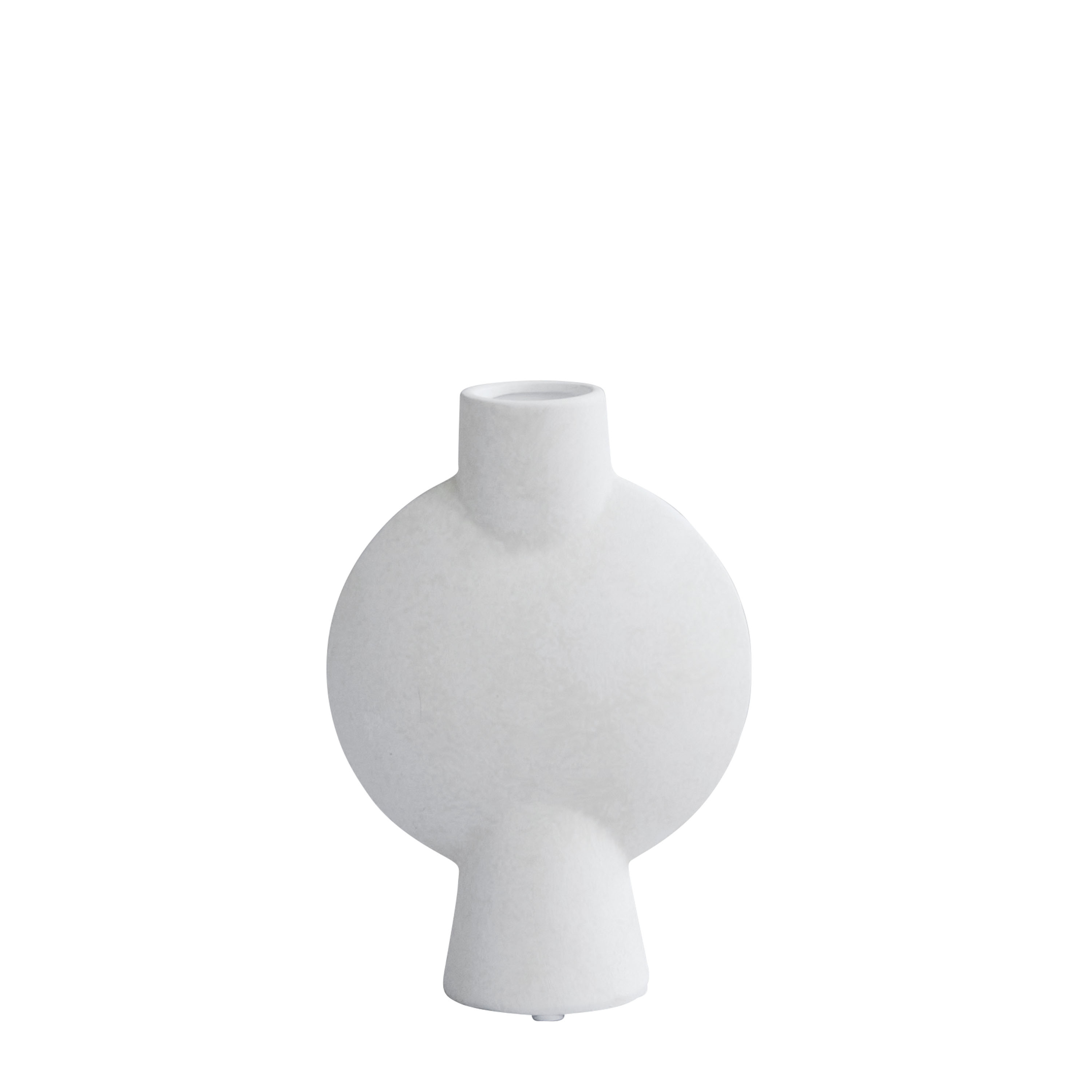 Sphere Vas Bubl Bone White Mini