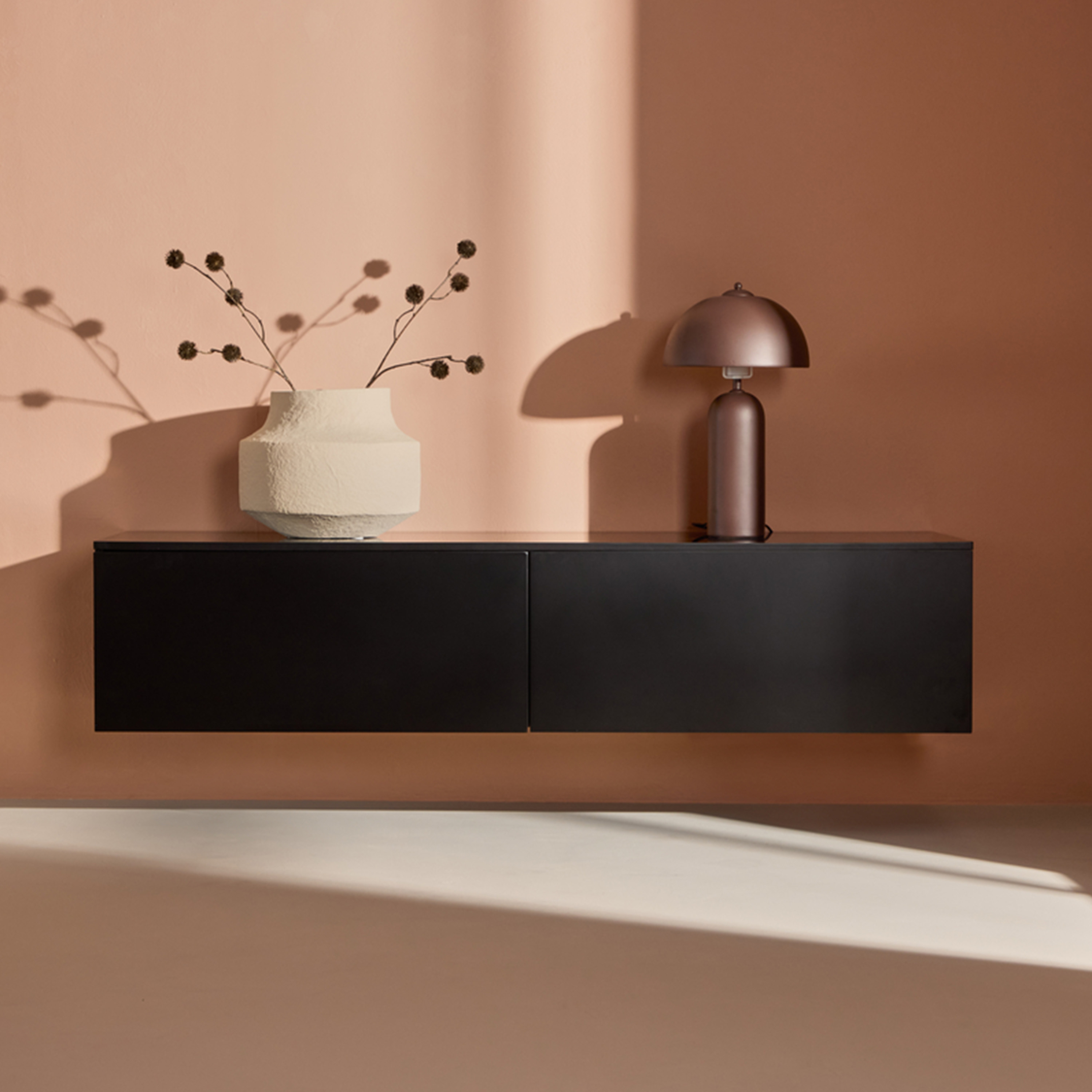Venture Home Frihamn Sideboard Svart 160x45