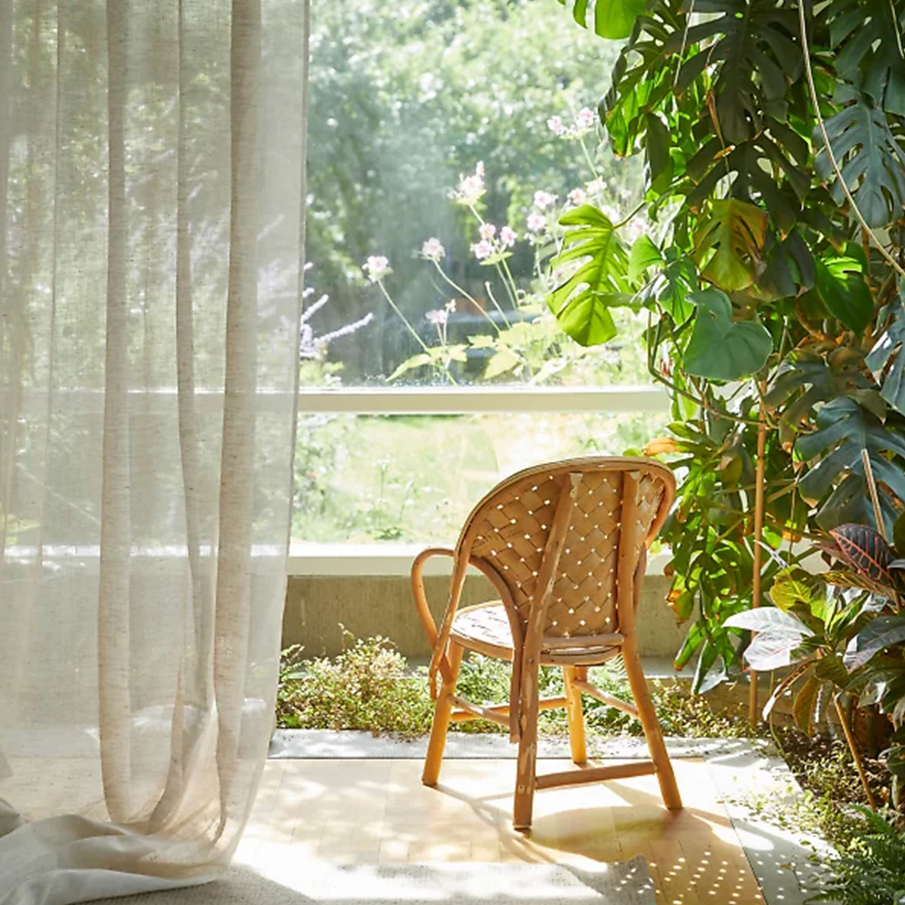 Himla Dalsland Gardinlängd Linne Oatmeal 290cm