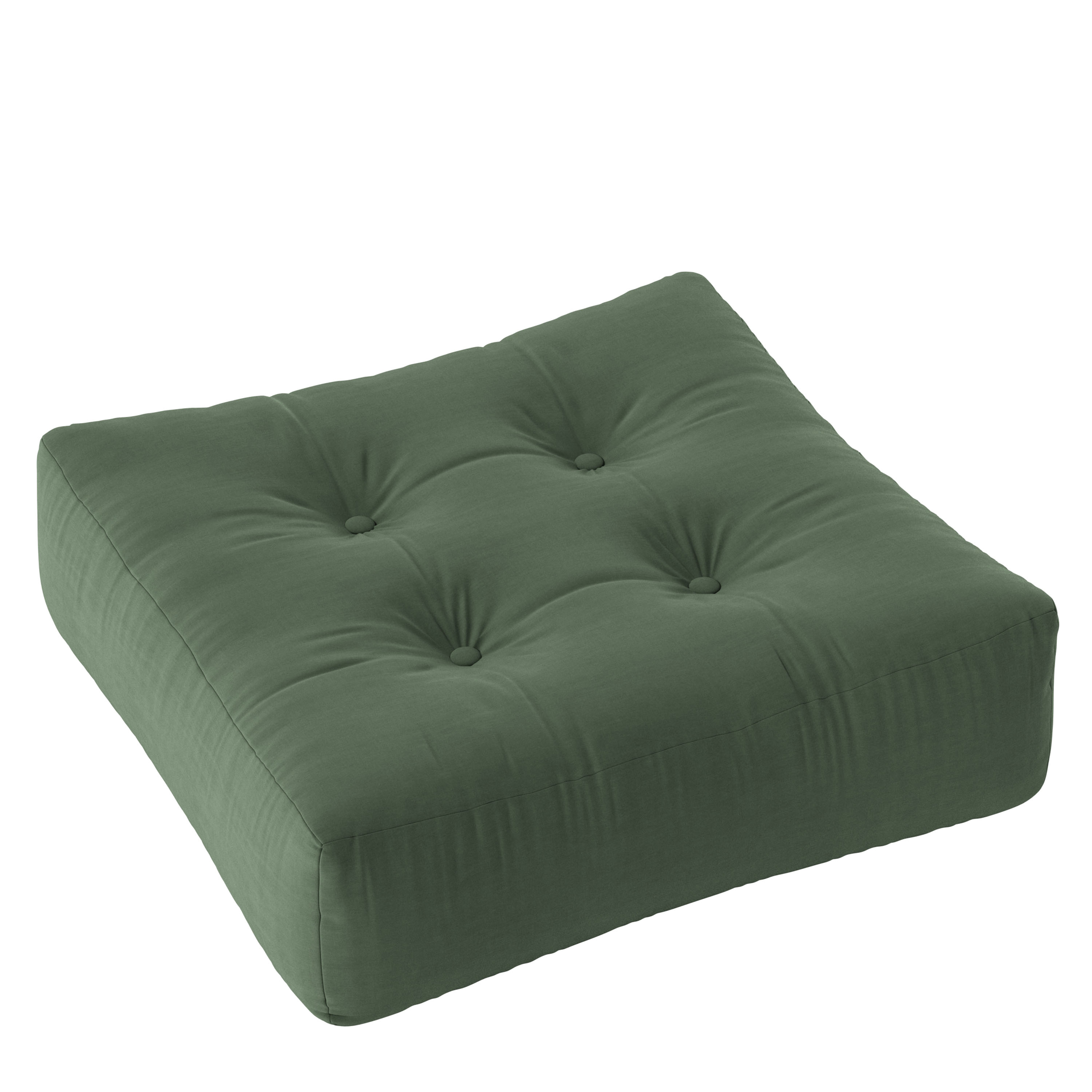More Sittpuff Olive Green 70x70cm