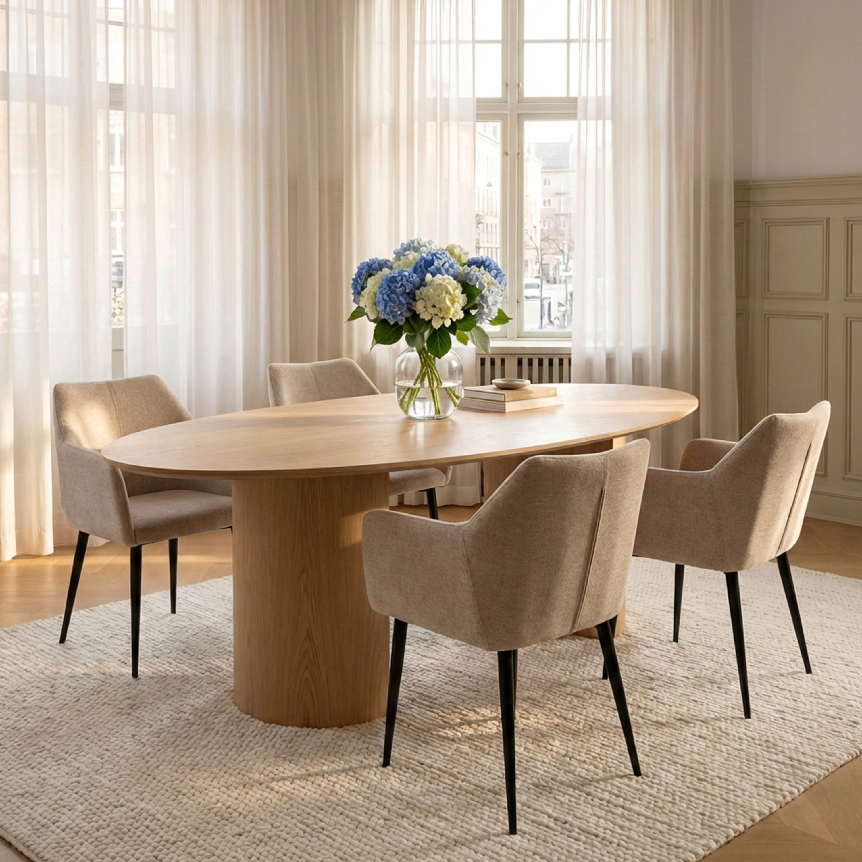 Sleepo Collection Bonnie Dining Chair Beige