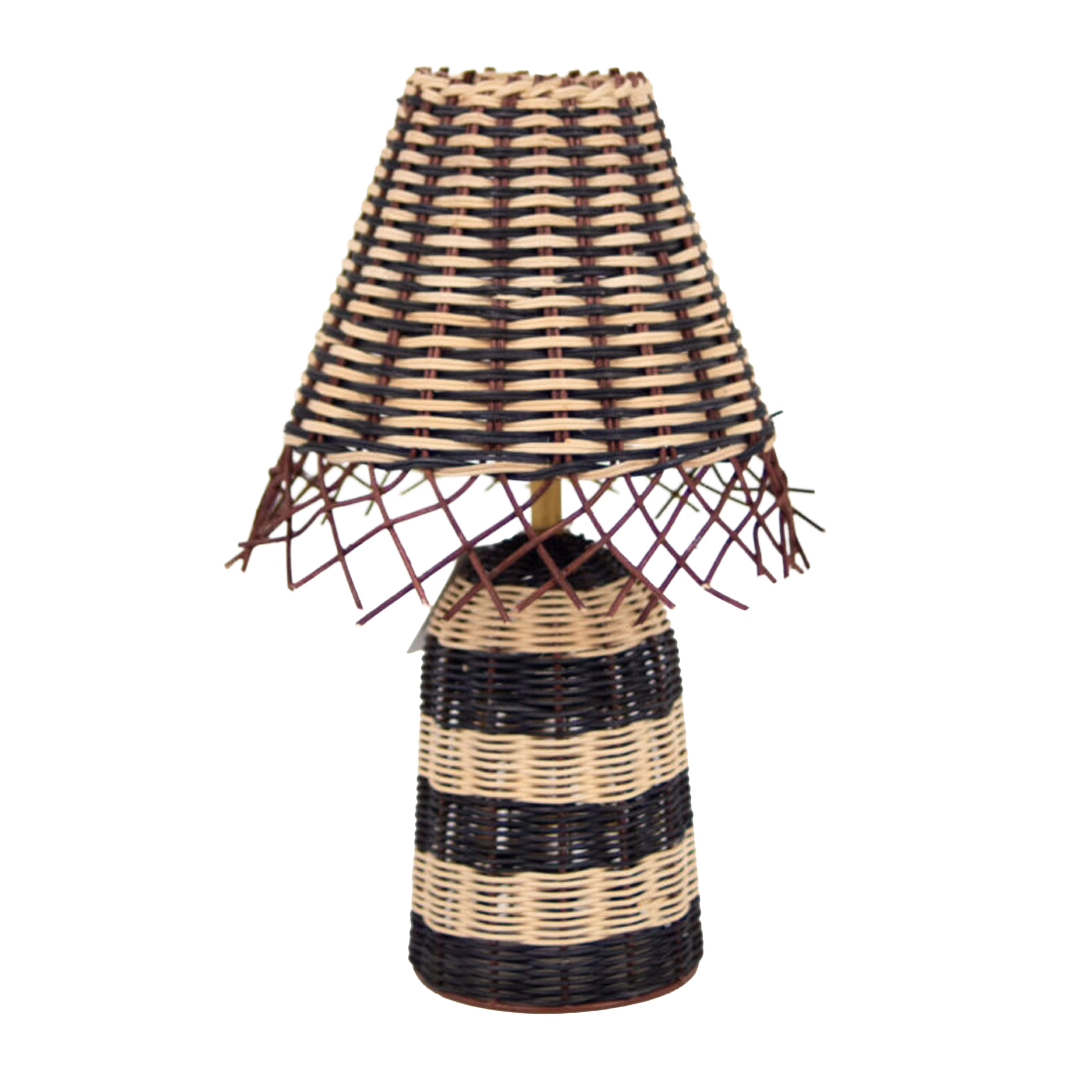 Pranav bordlampe beige/svart 40 cm