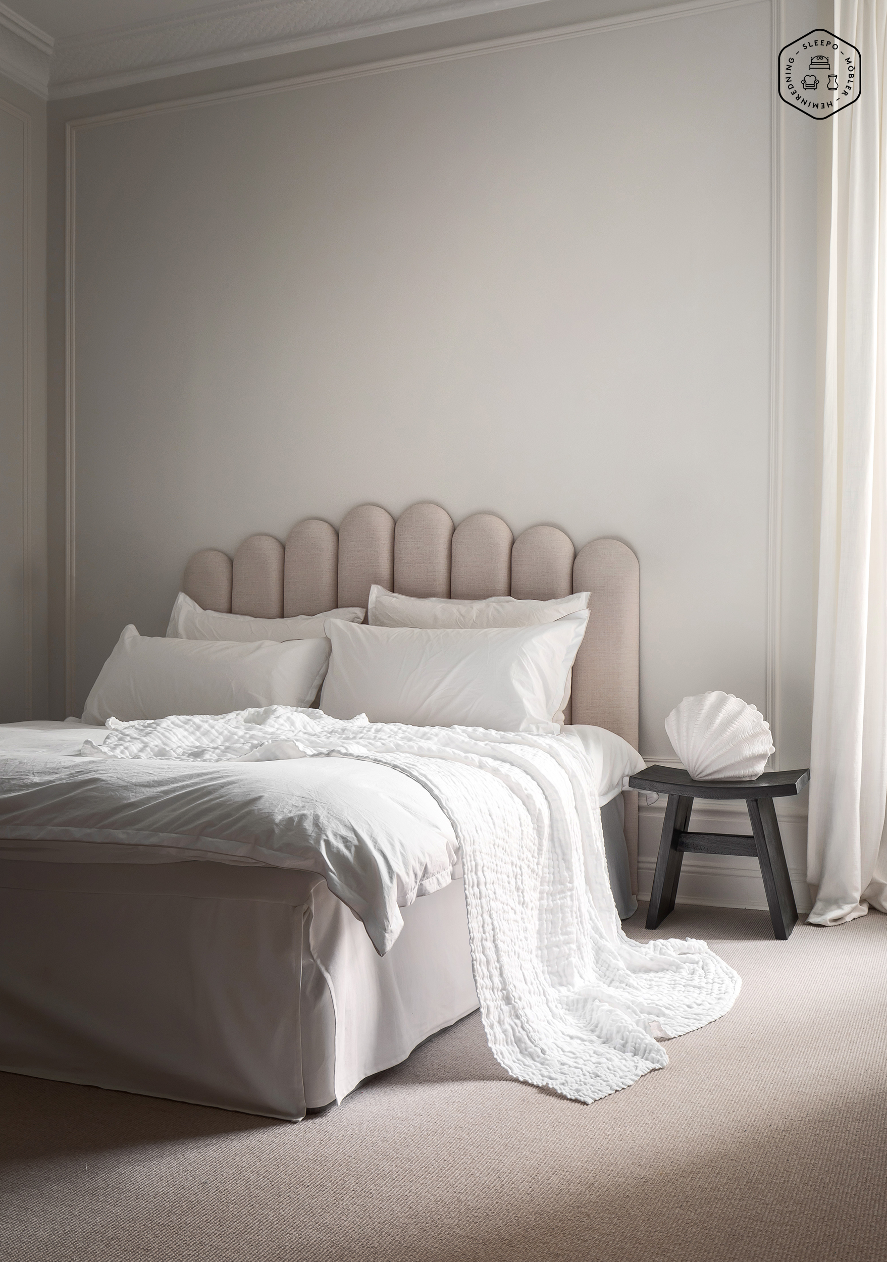 Himla Hannelin Överkast White/White 260x260