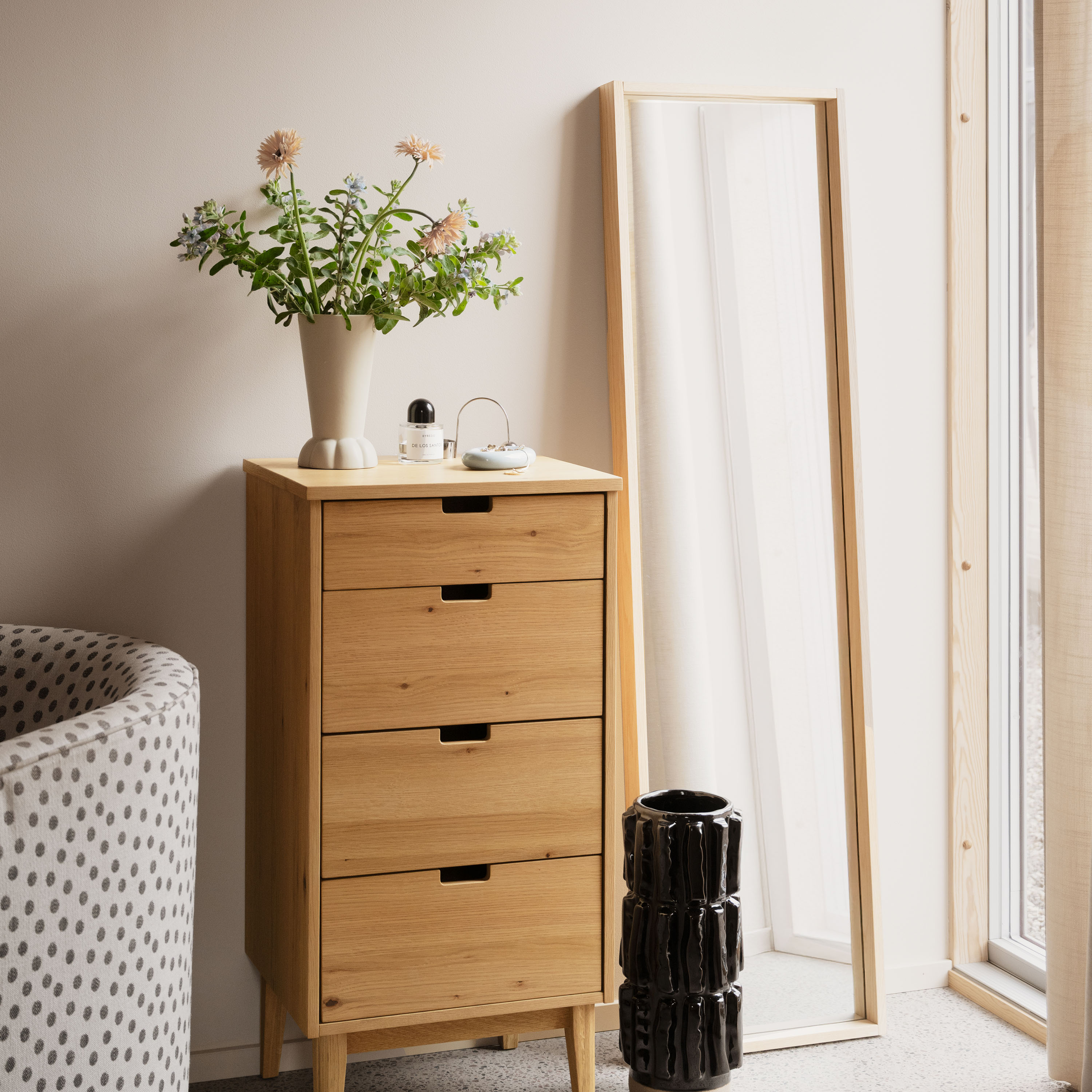 Rowico Home Garrison Kommode Eiche 92cm