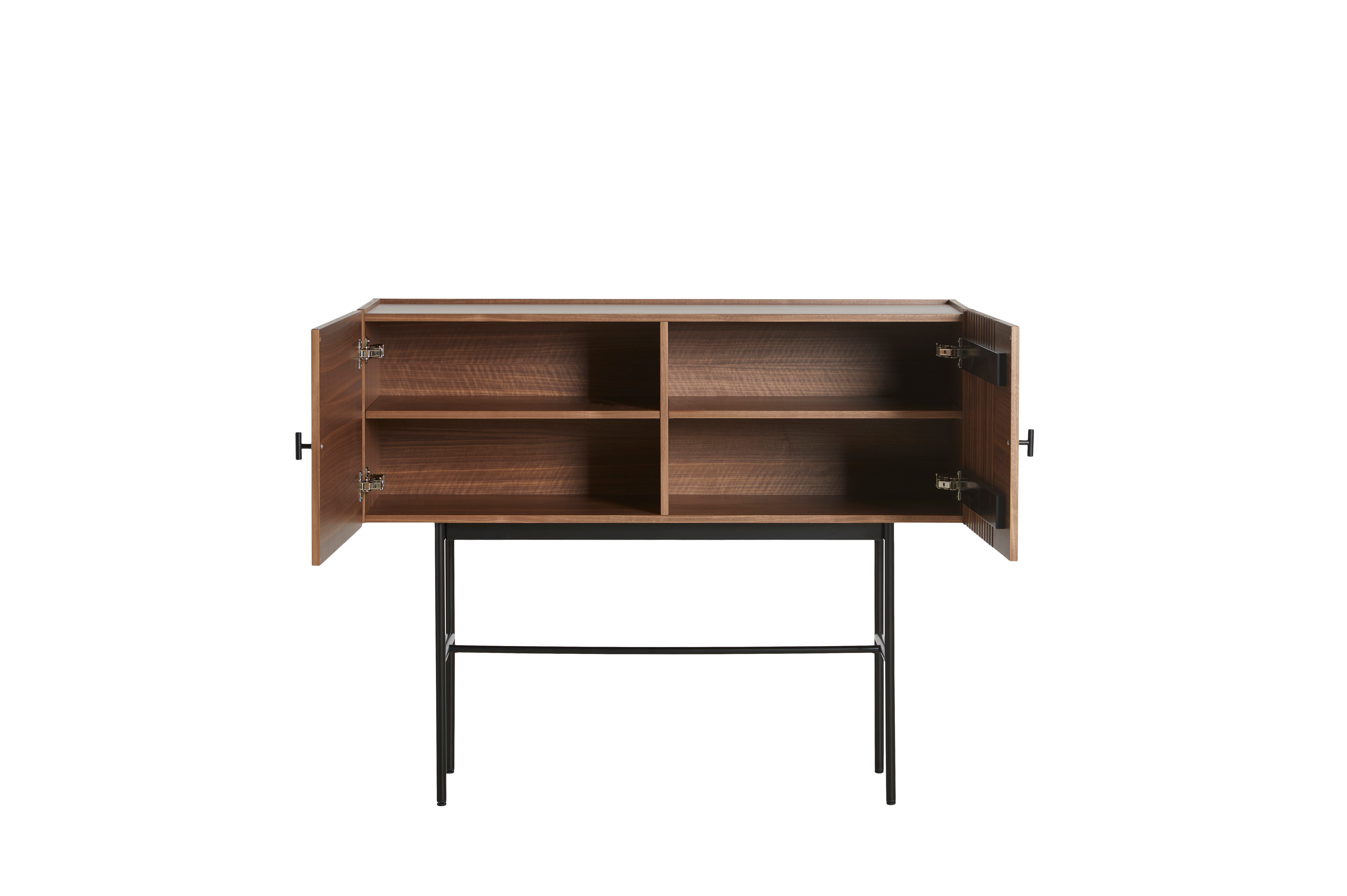 Woud Array Sideboard Walnut/Black 120cm