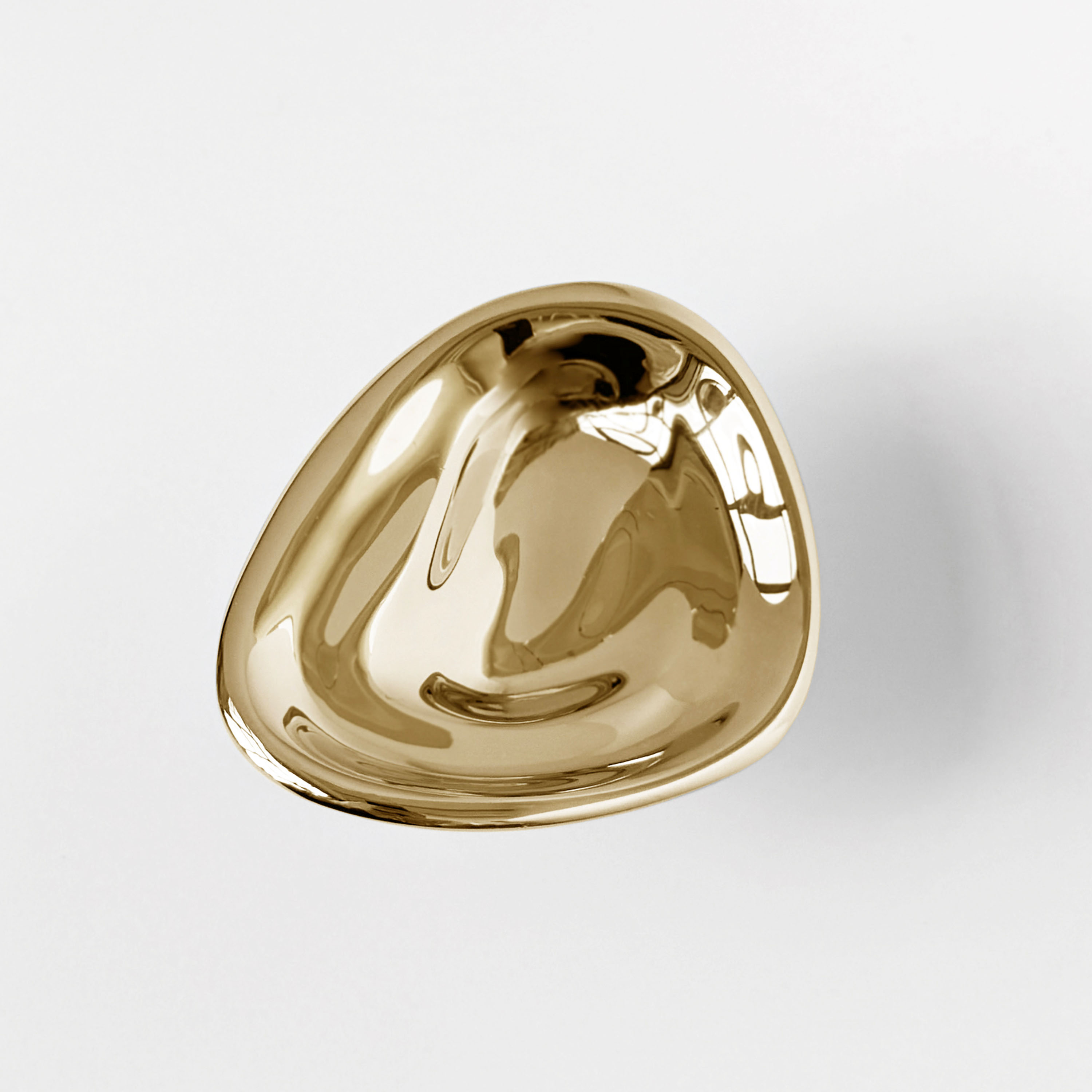 Hein Studio Ripple no. 01 Väggkrok Brass Small