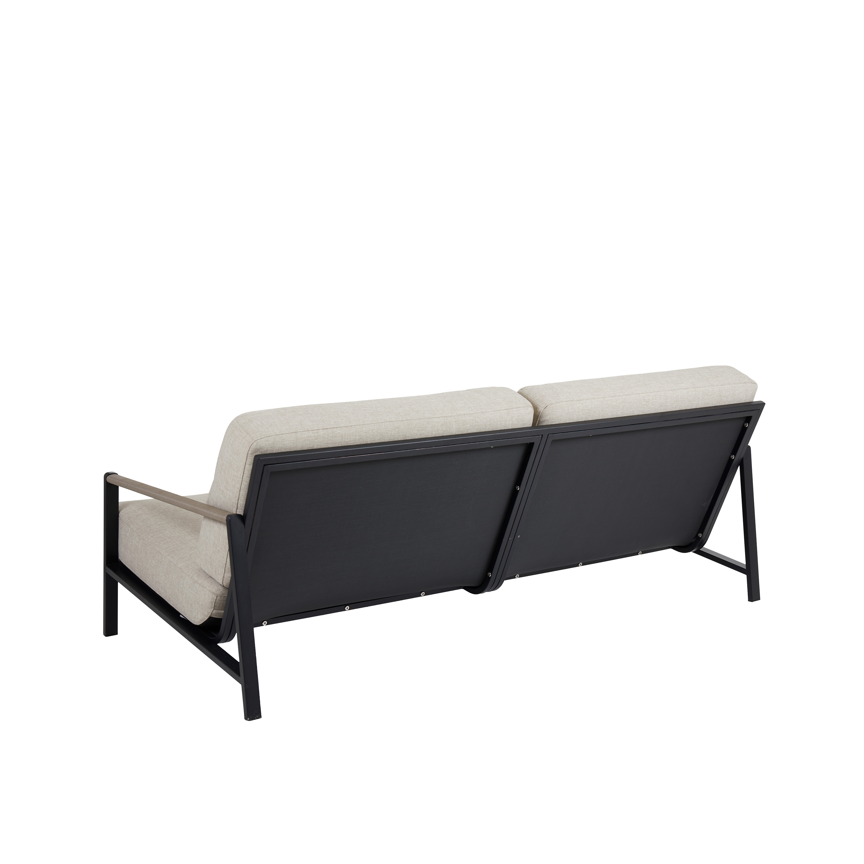 Brafab Lyra 2.5-sits Loungesoffa Svart