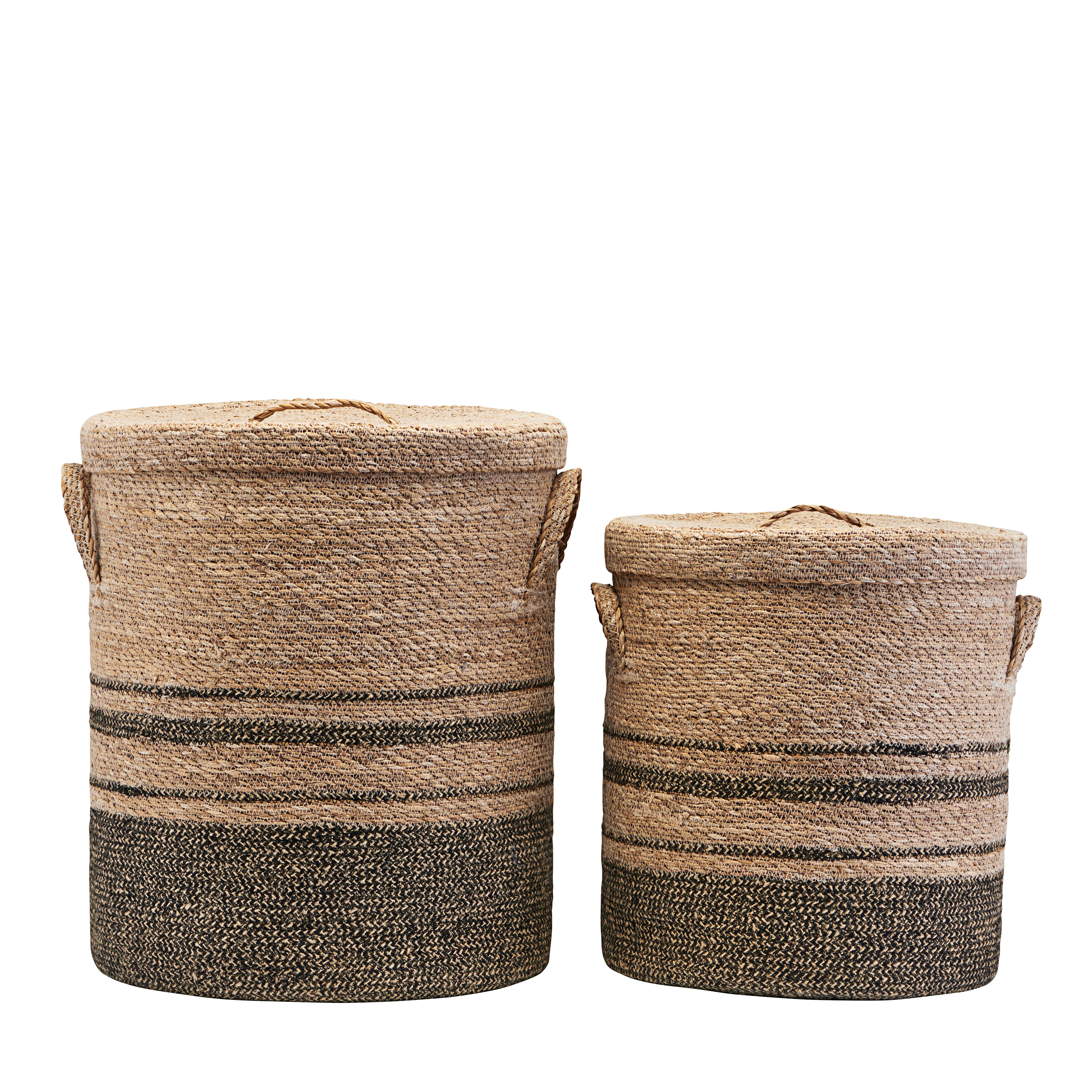 House Doctor - Laundry Wäschekorb Natur 2er-Set - Beige - Kleiderschränke & Wäschekörbe