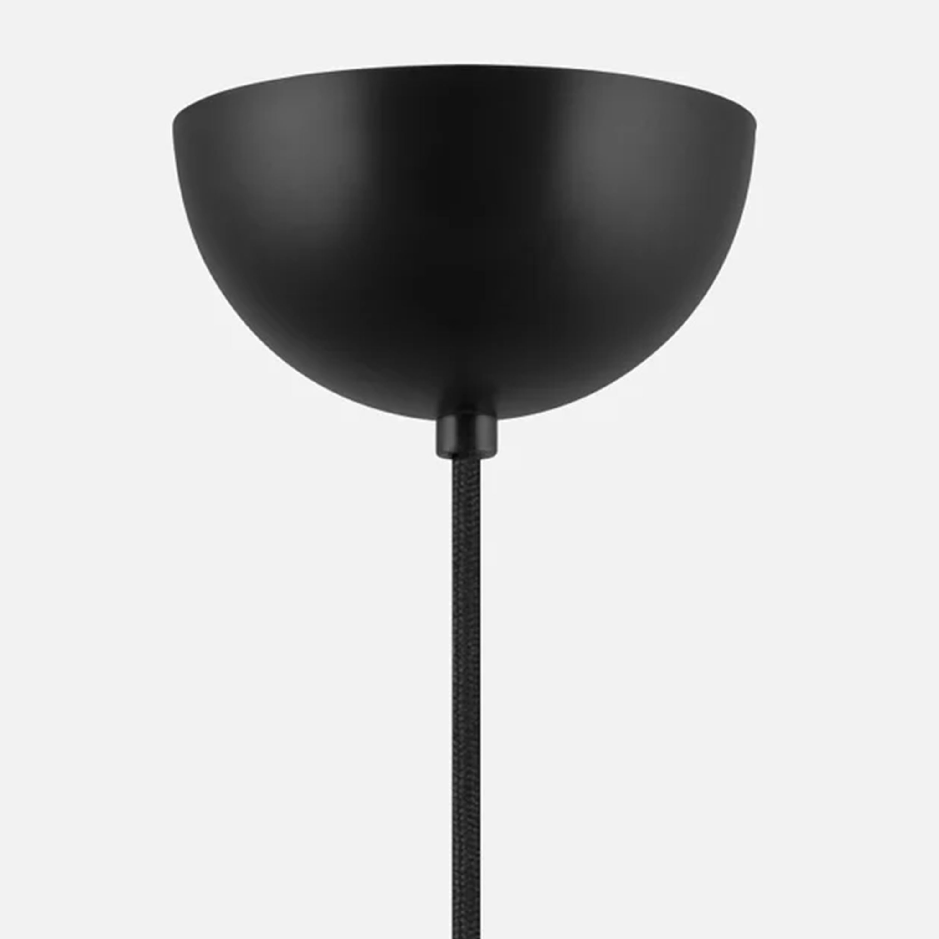 Globen Lighting Lou Taklampe Hvit Bouclé/Svart 3