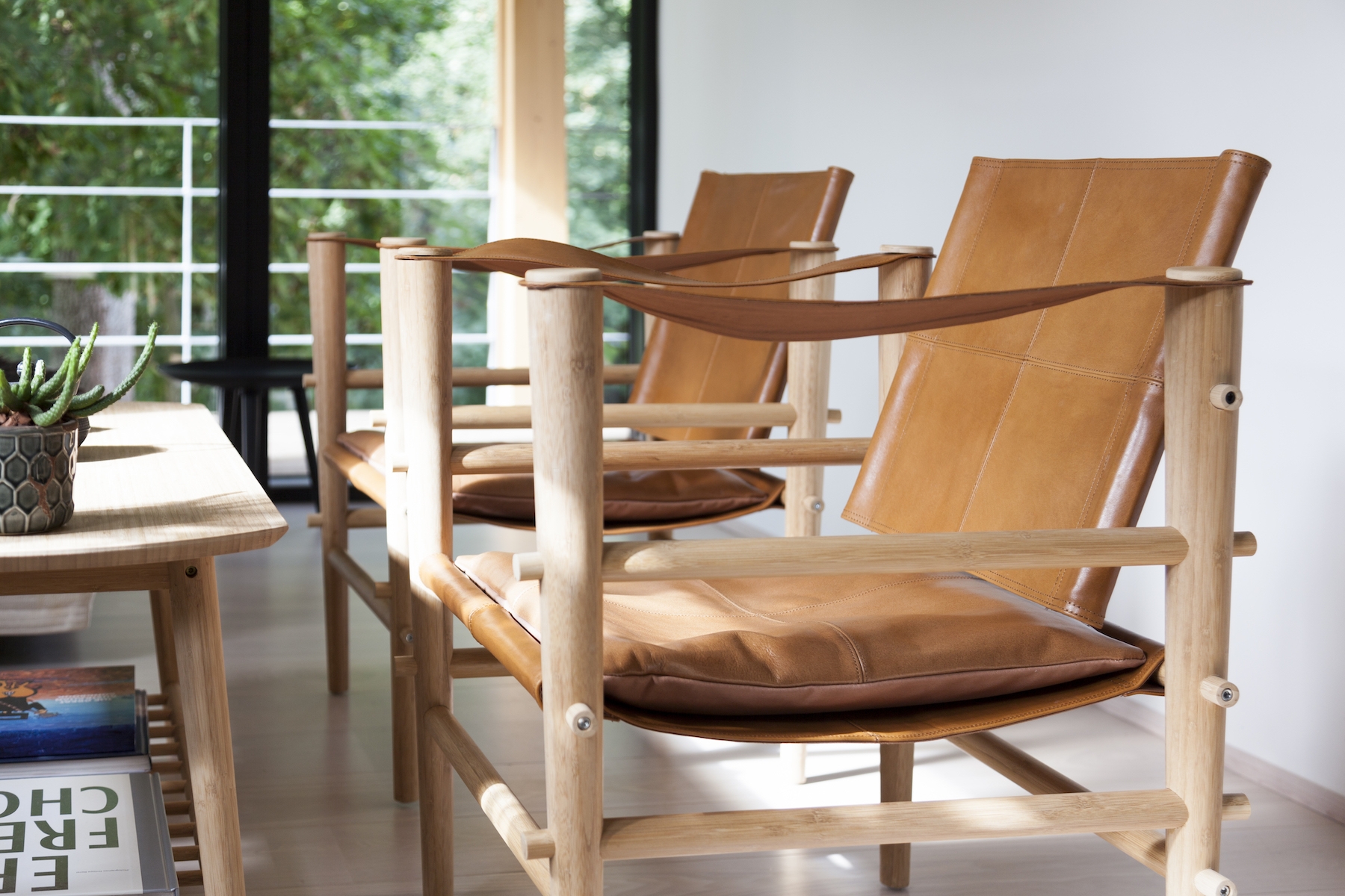 Cinas Noble Safari Loungestol Brun/Trä