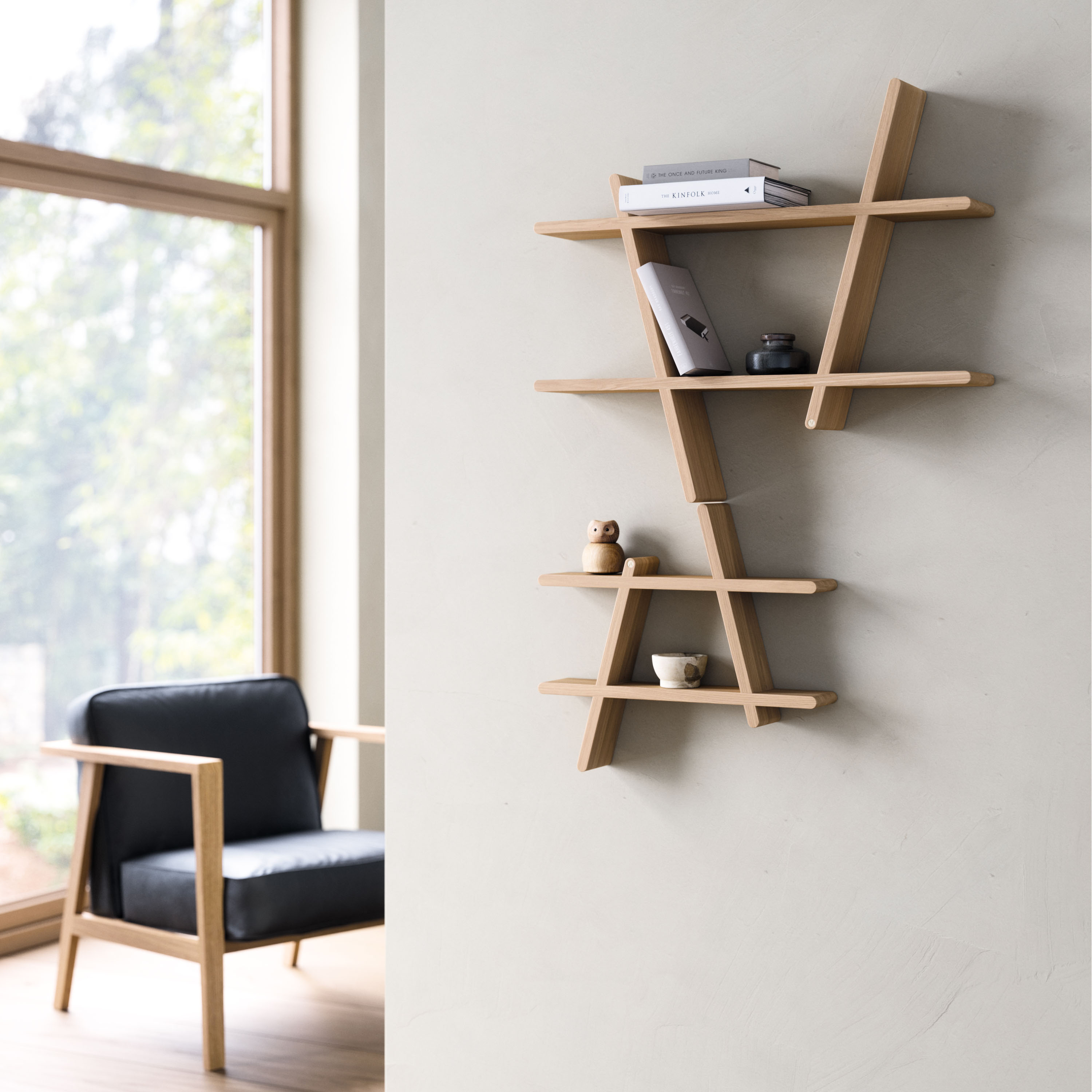Andersen Furniture A-Shelf Vegghylle Oljet Eik Large