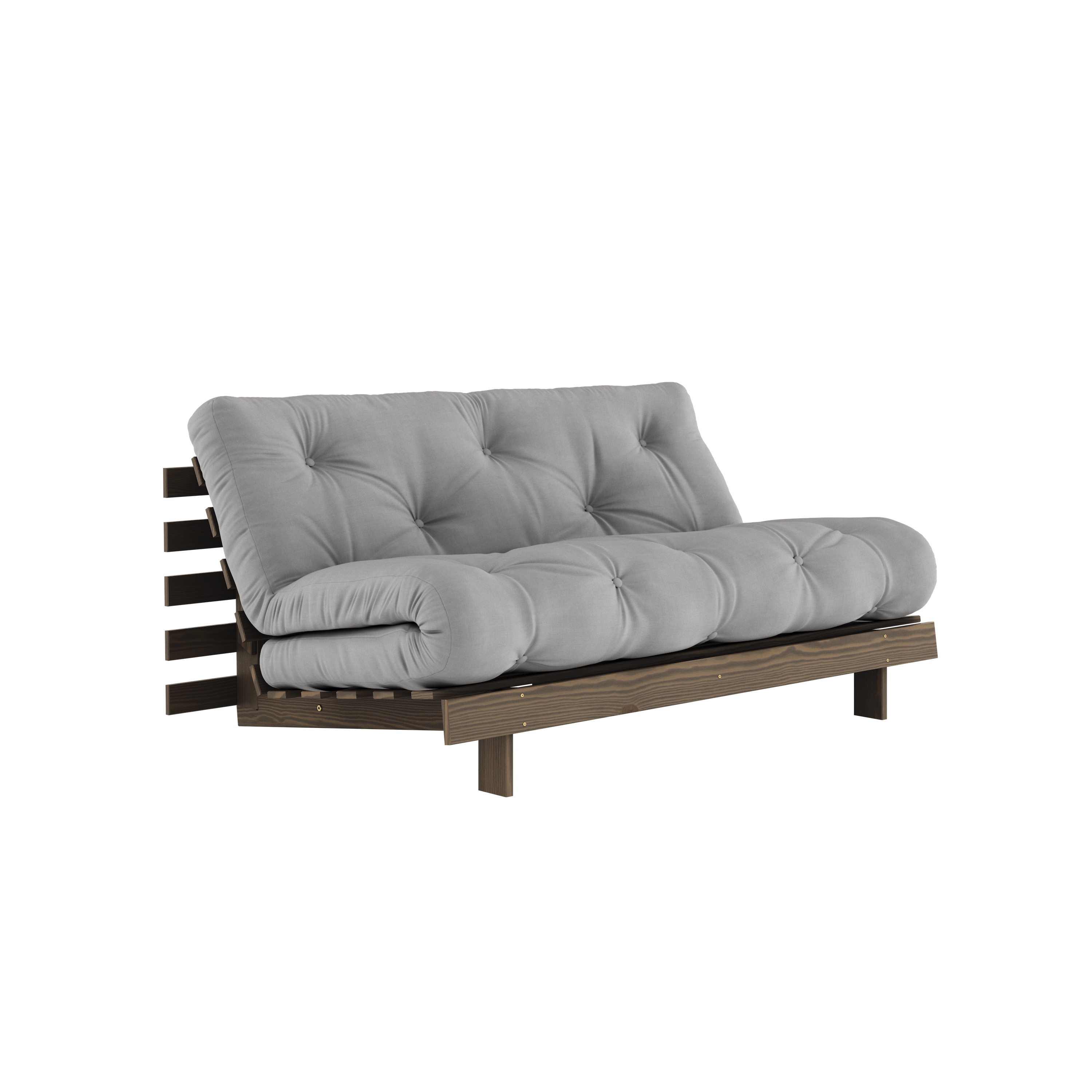 Karup Design - Roots Bäddsoffa Brun/Grey 160cm - Grå