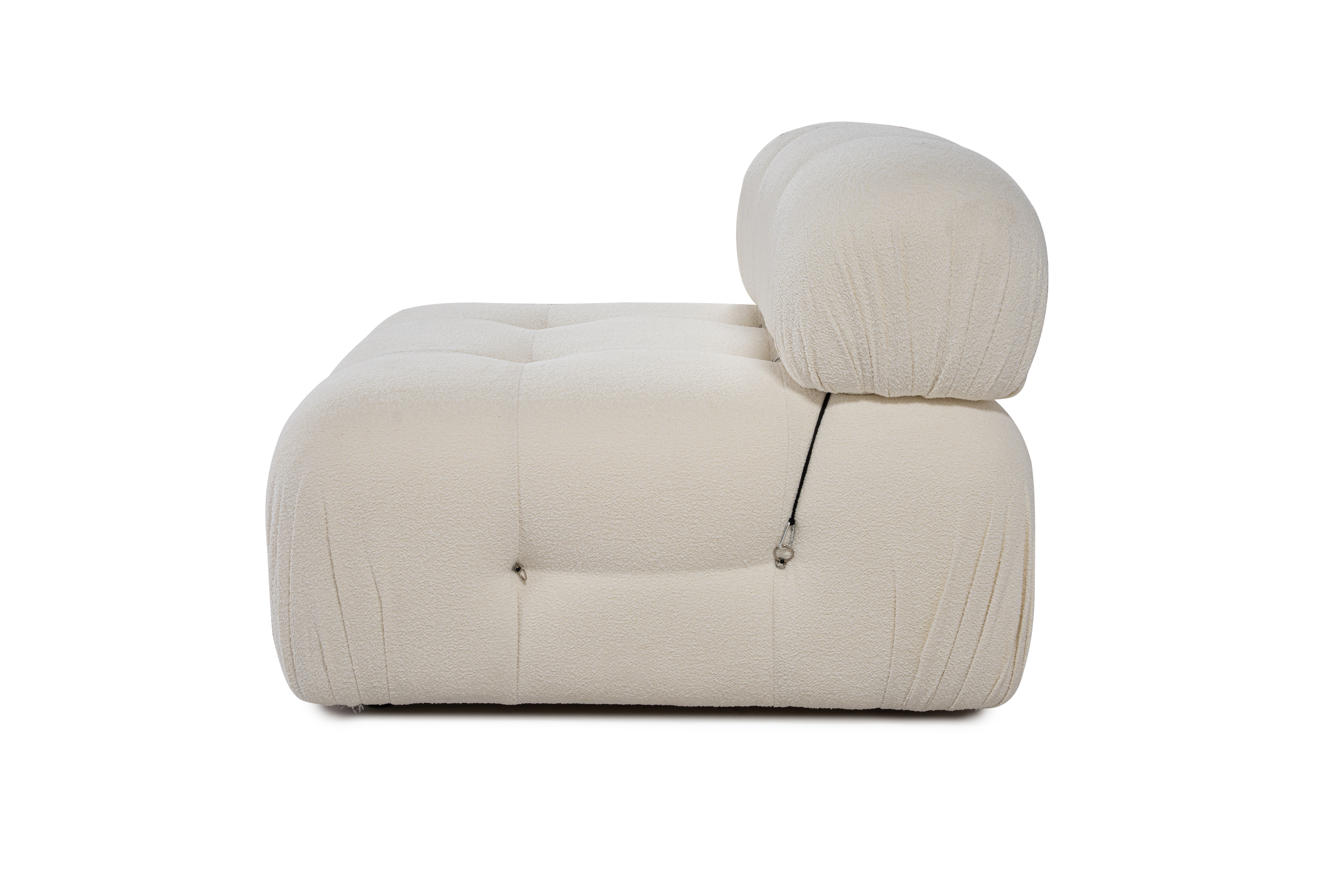 Sleepo Collection Blanca Keskimmäinen Moduuli White Bouclé