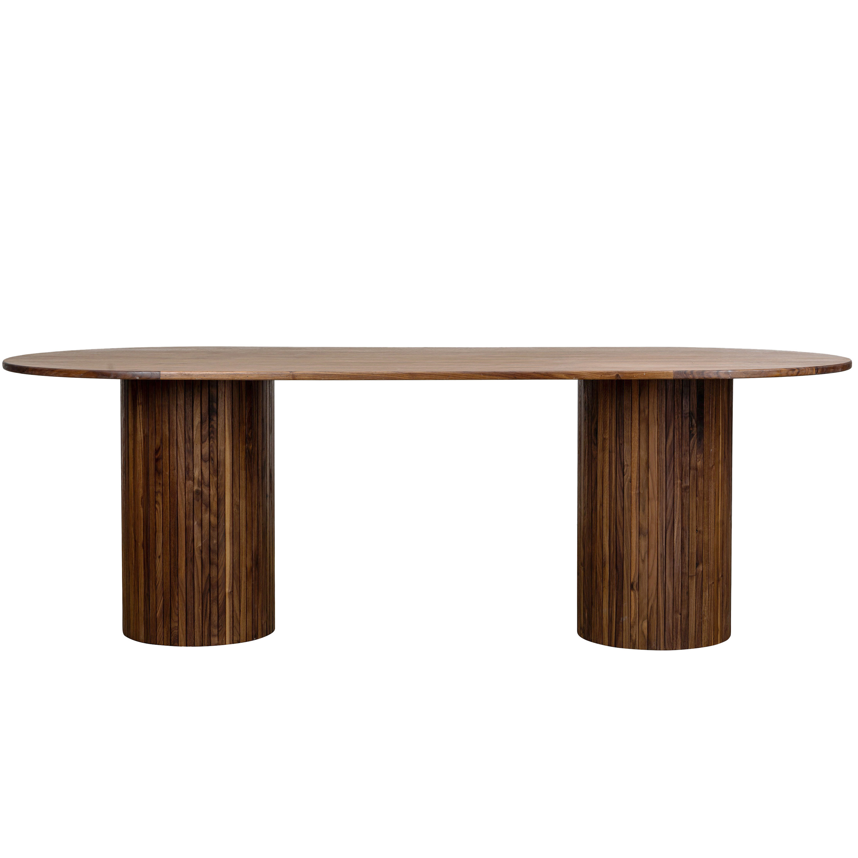 Adele Esstisch Oval Walnuss 220cm