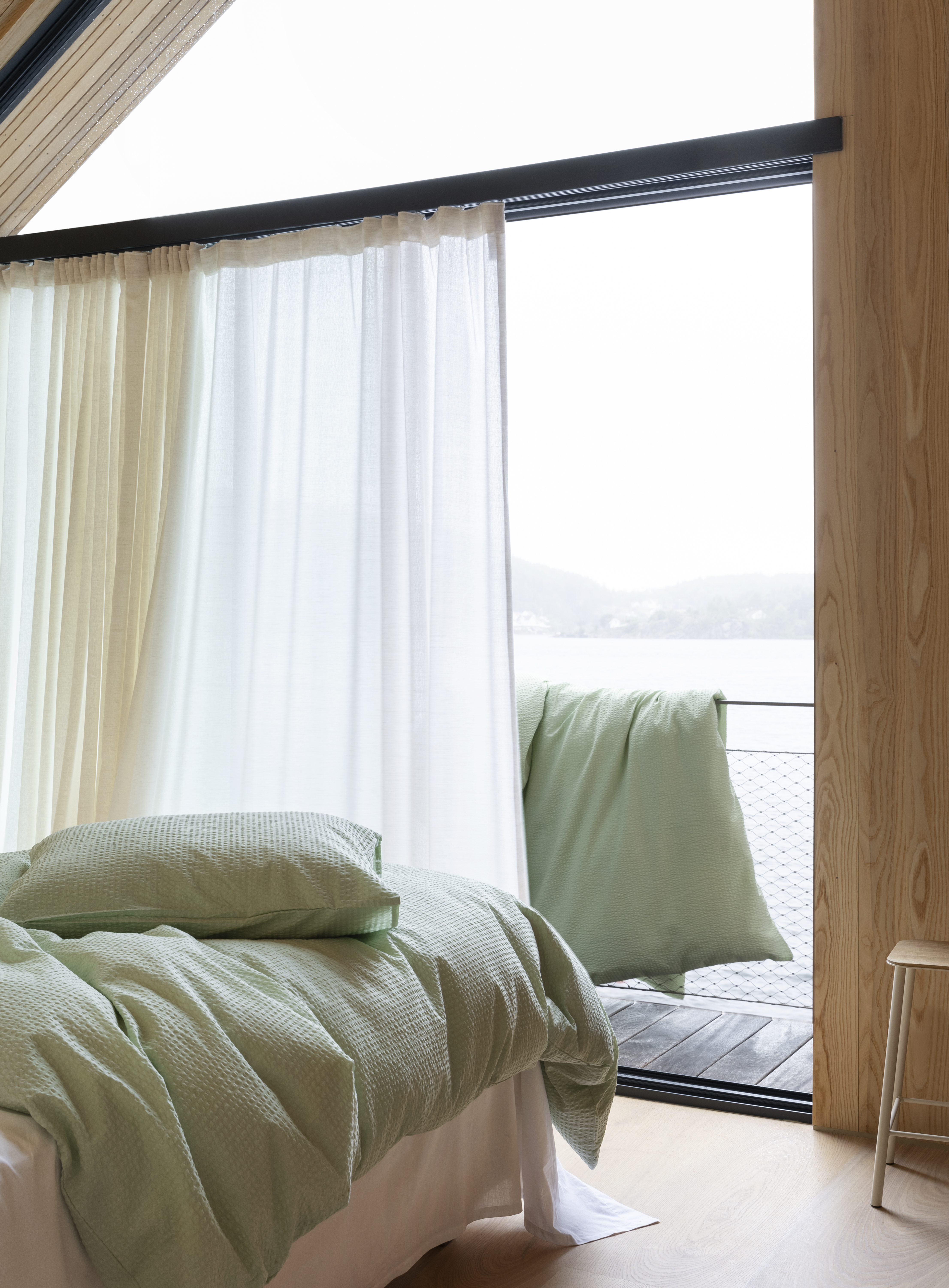 Høie Sol Pussilakanasett Salviavihreä 150x210/50x60