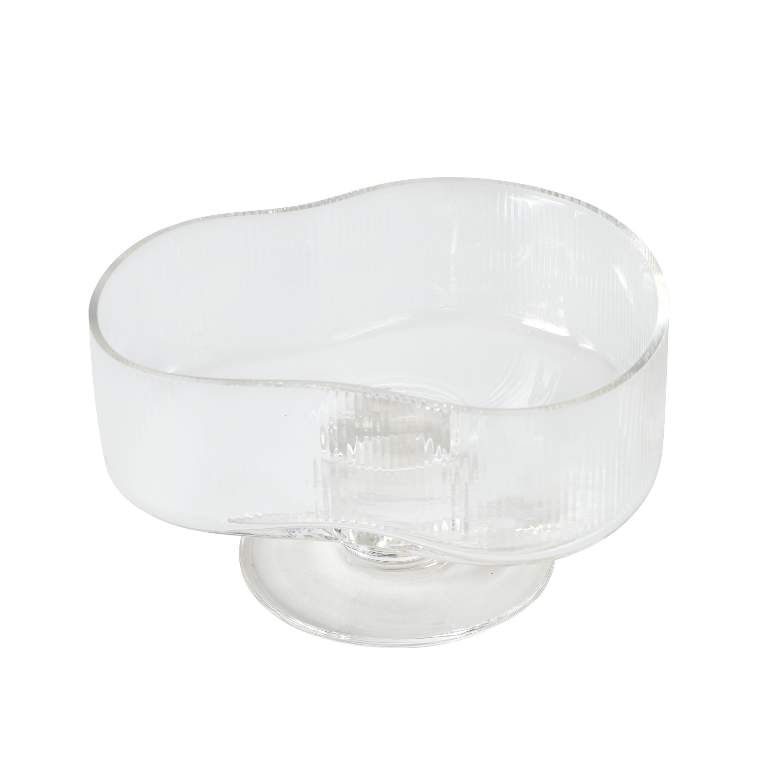 Pedestal Skål på fot Clear 11cm