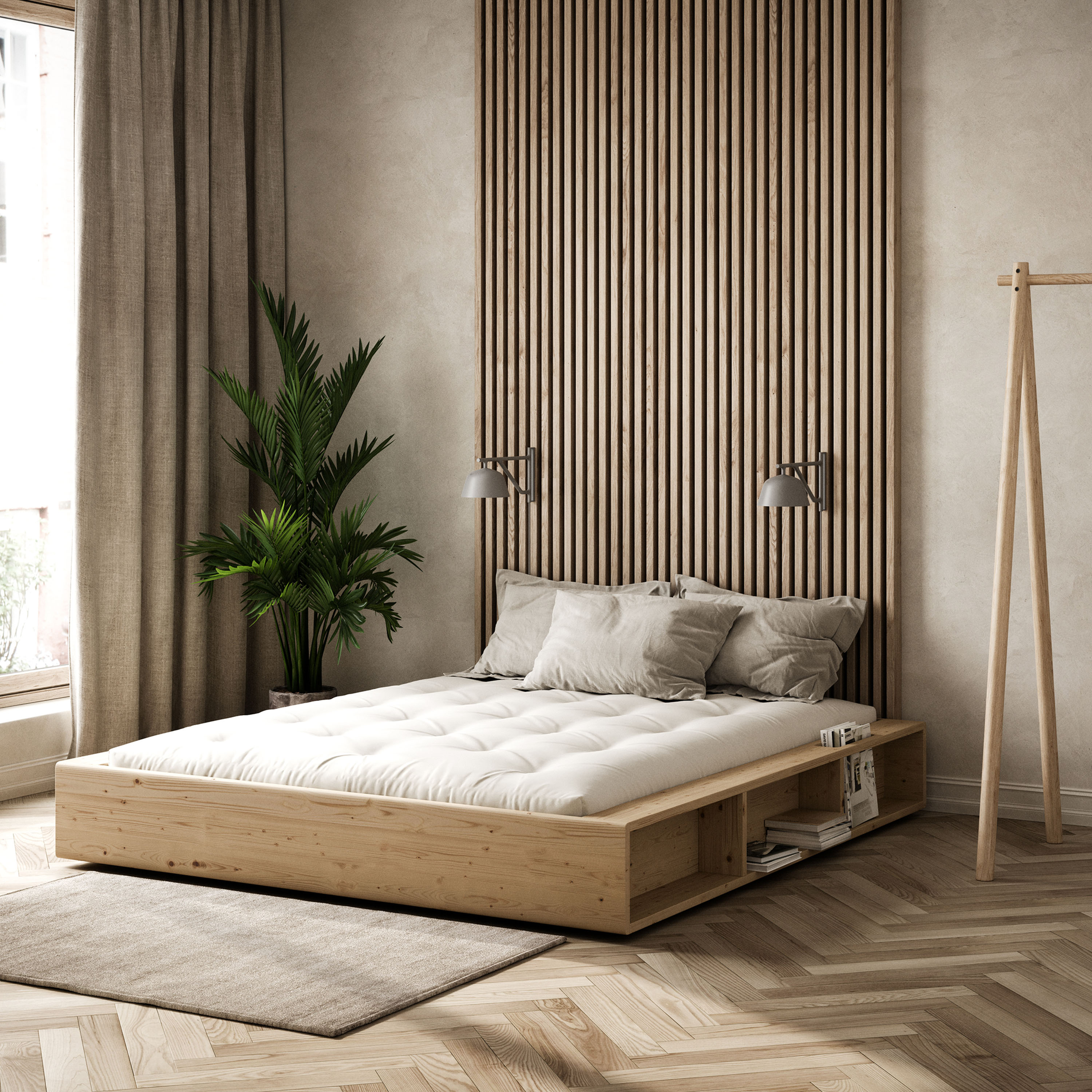 Karup Design Ziggy Sängram Natur 180cm