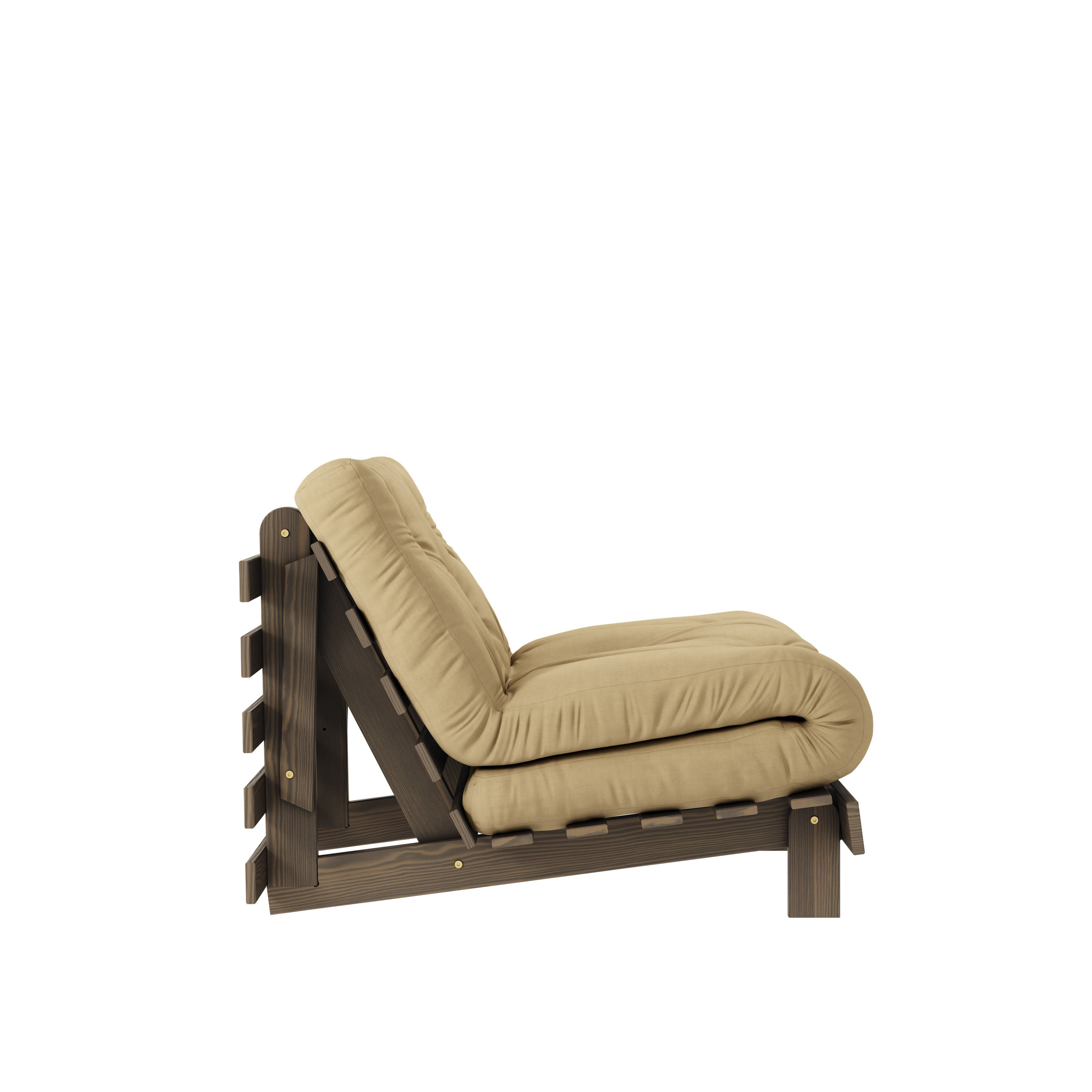 Karup Design Roots Nojatuoli Ruskea/Wheat Beige 90cm