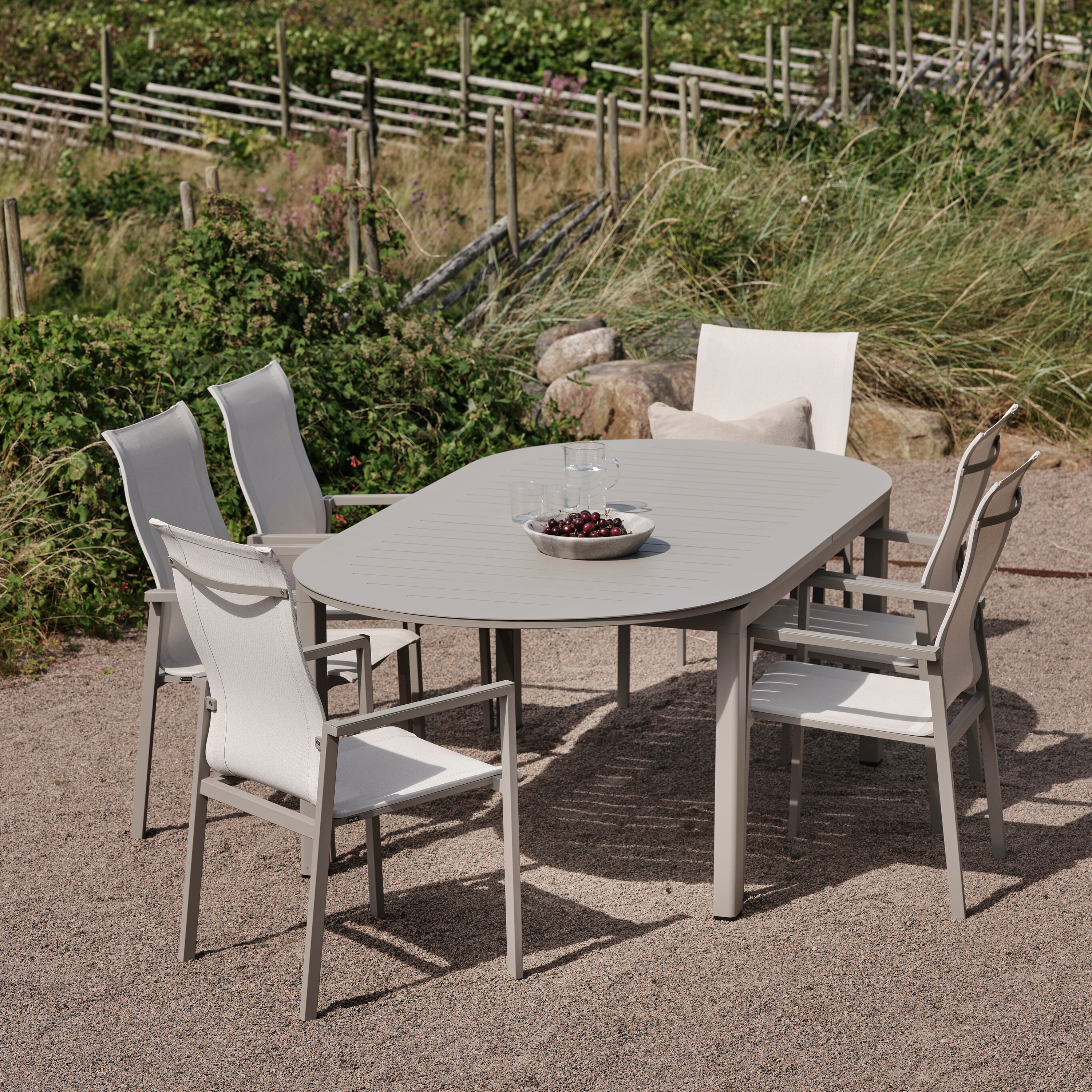 Brafab Comfy Karmstol Khaki/Off-white