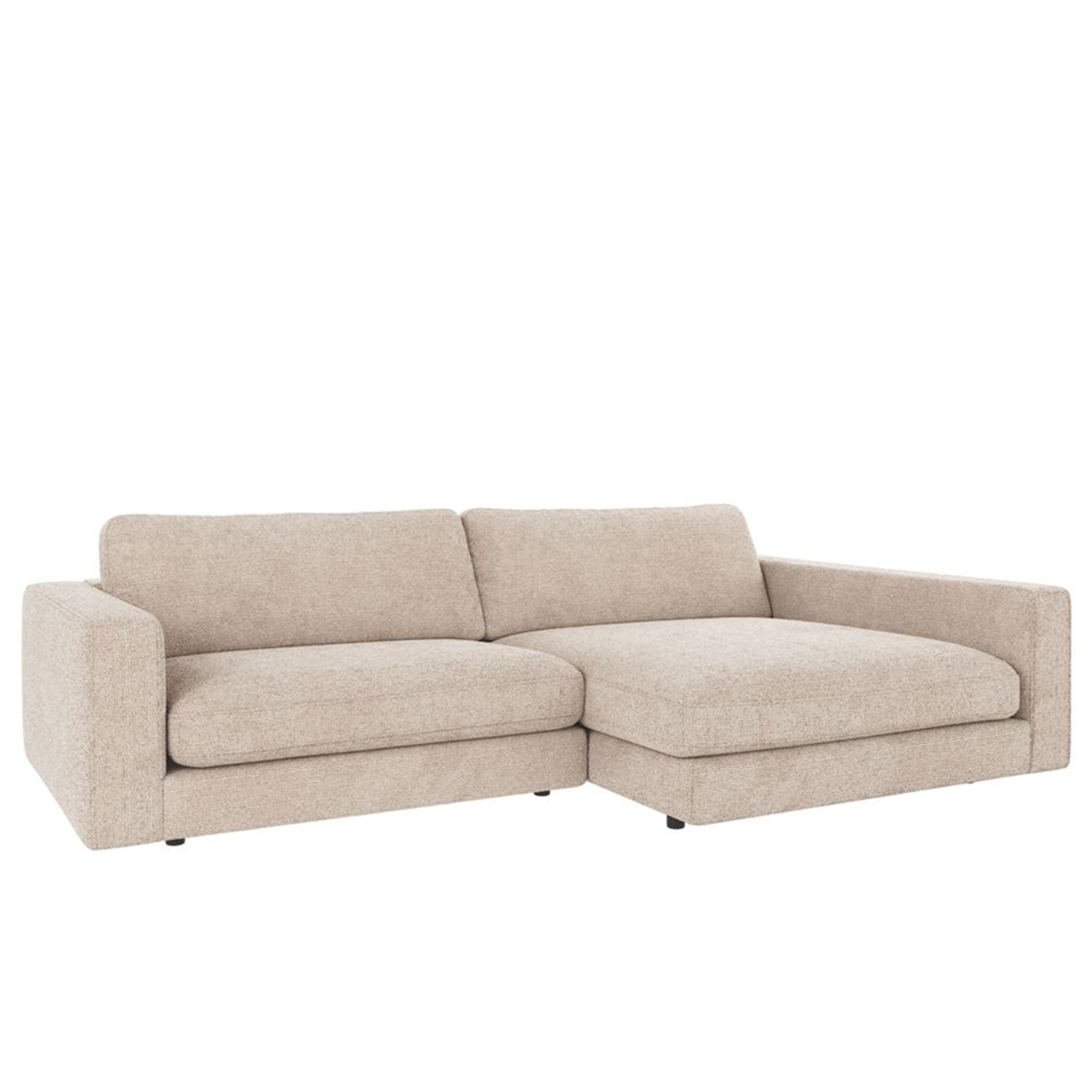 Rowico Home Duncan 3-sits Soffa Schäslong Höger Ljusgrå