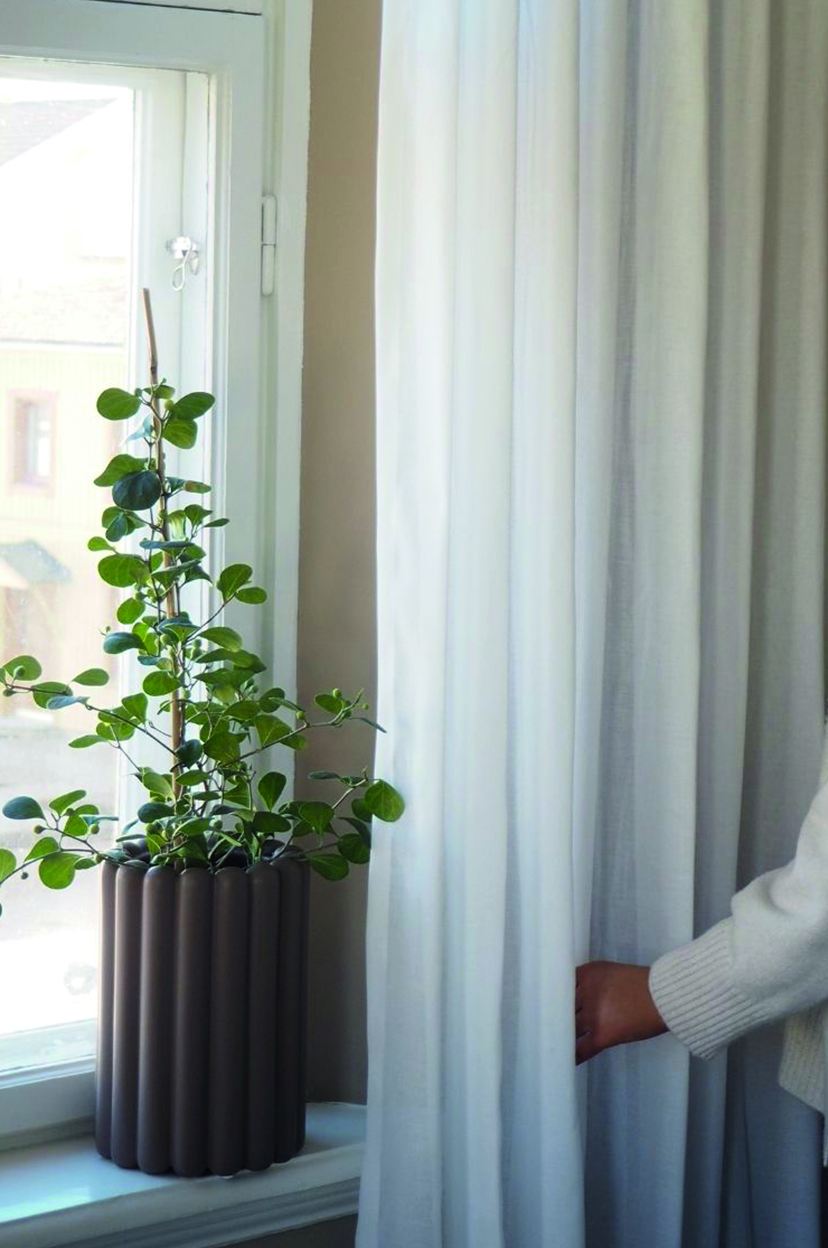 Hasta Home Viska Gardinhøyde Hvit 250cm