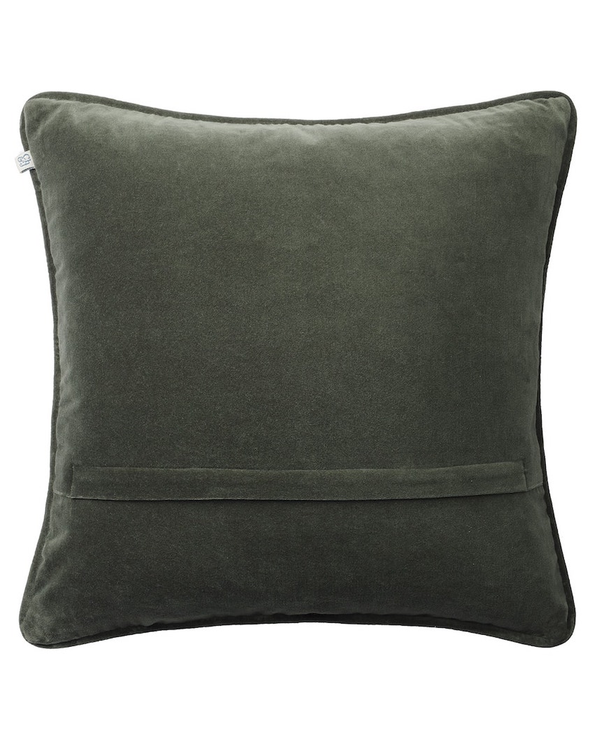 Chhatwal &amp; Jonsson Holiday Dog Tyynynpäällinen Velvet Forest Green 50x50