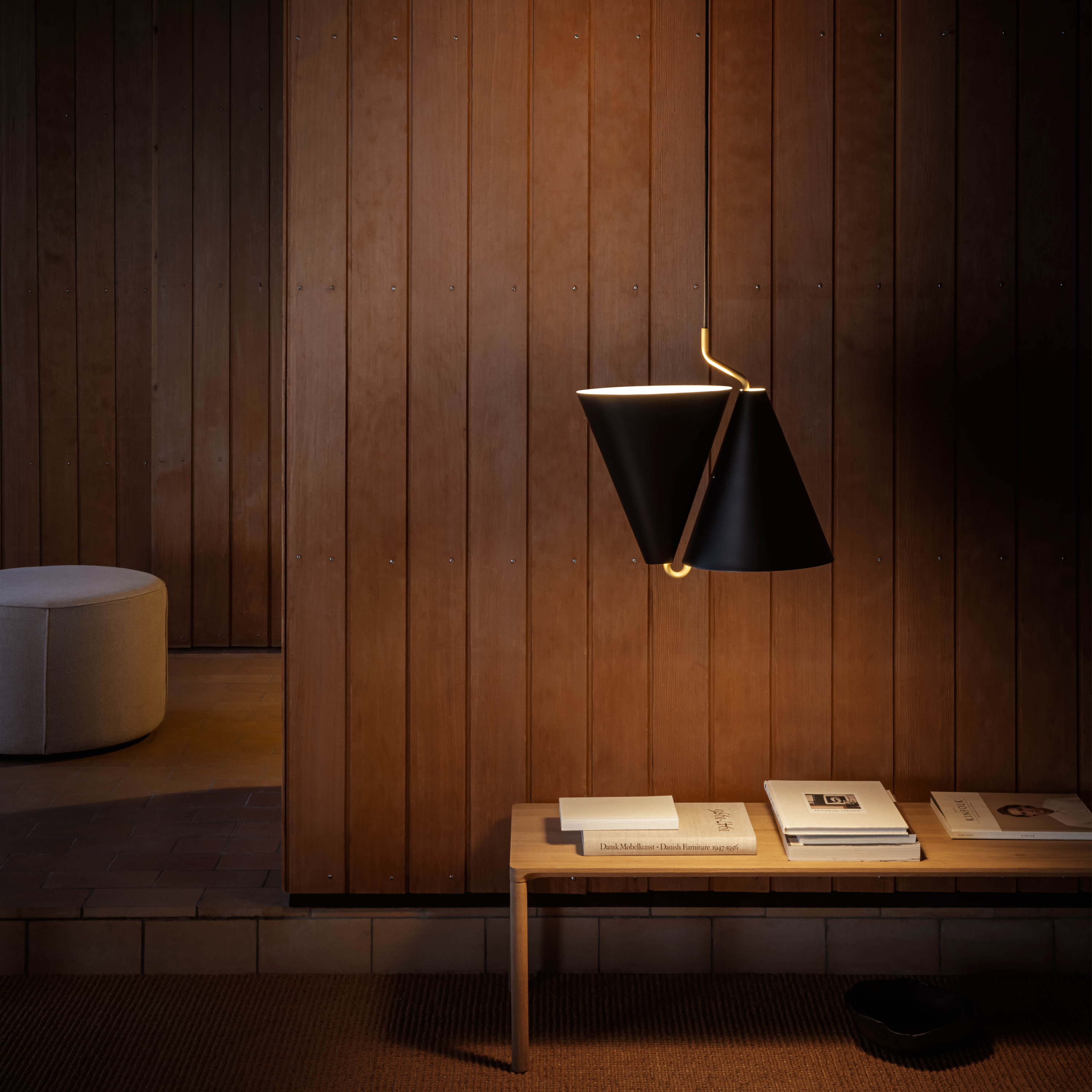 LYFA Mosaik Ylös/Alas Kattovalaisin Musta 25cm