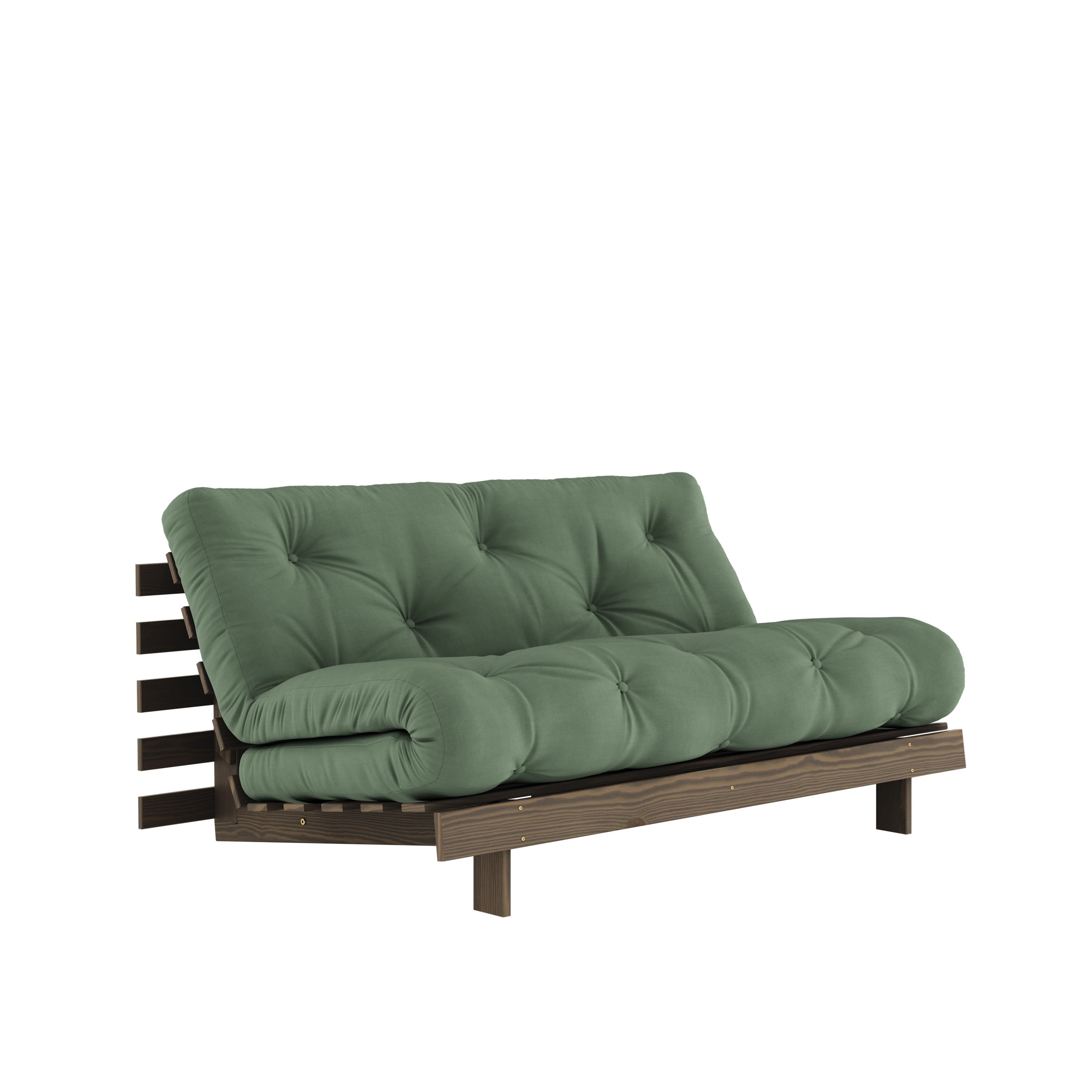 Roots Vuodesohva Ruskea/Olive Green 160cm