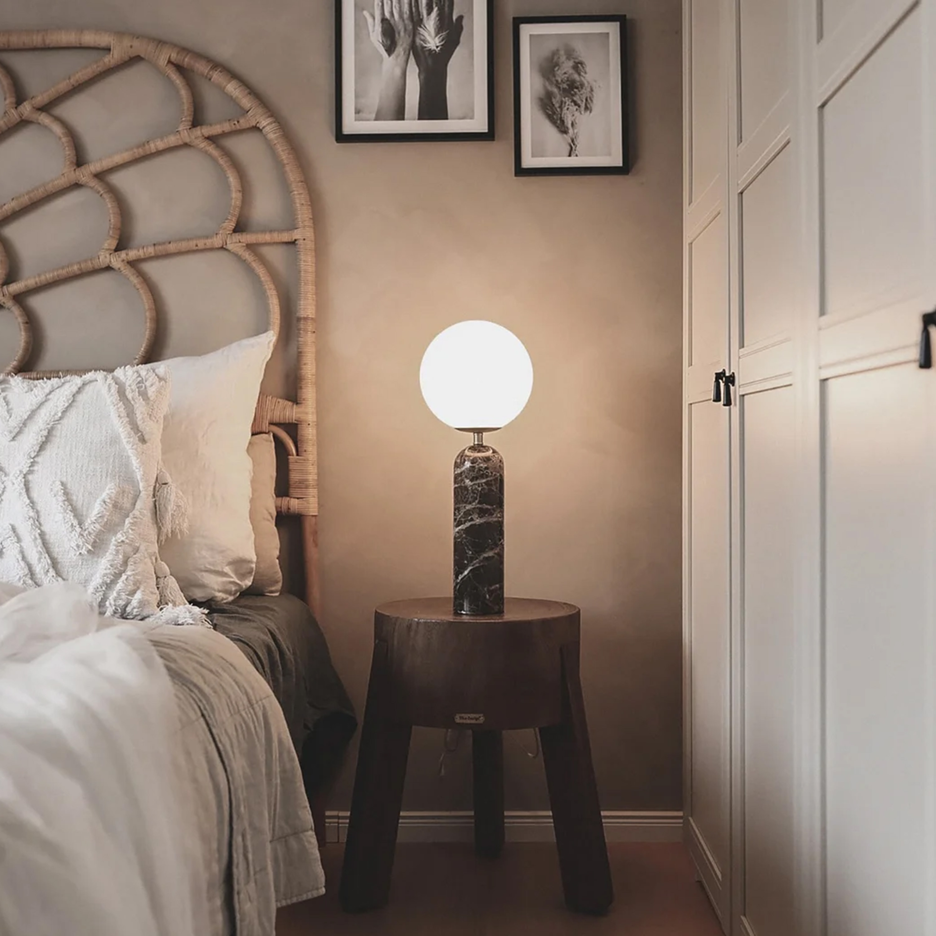 Globen Lighting Torrano Bordlampe Brun