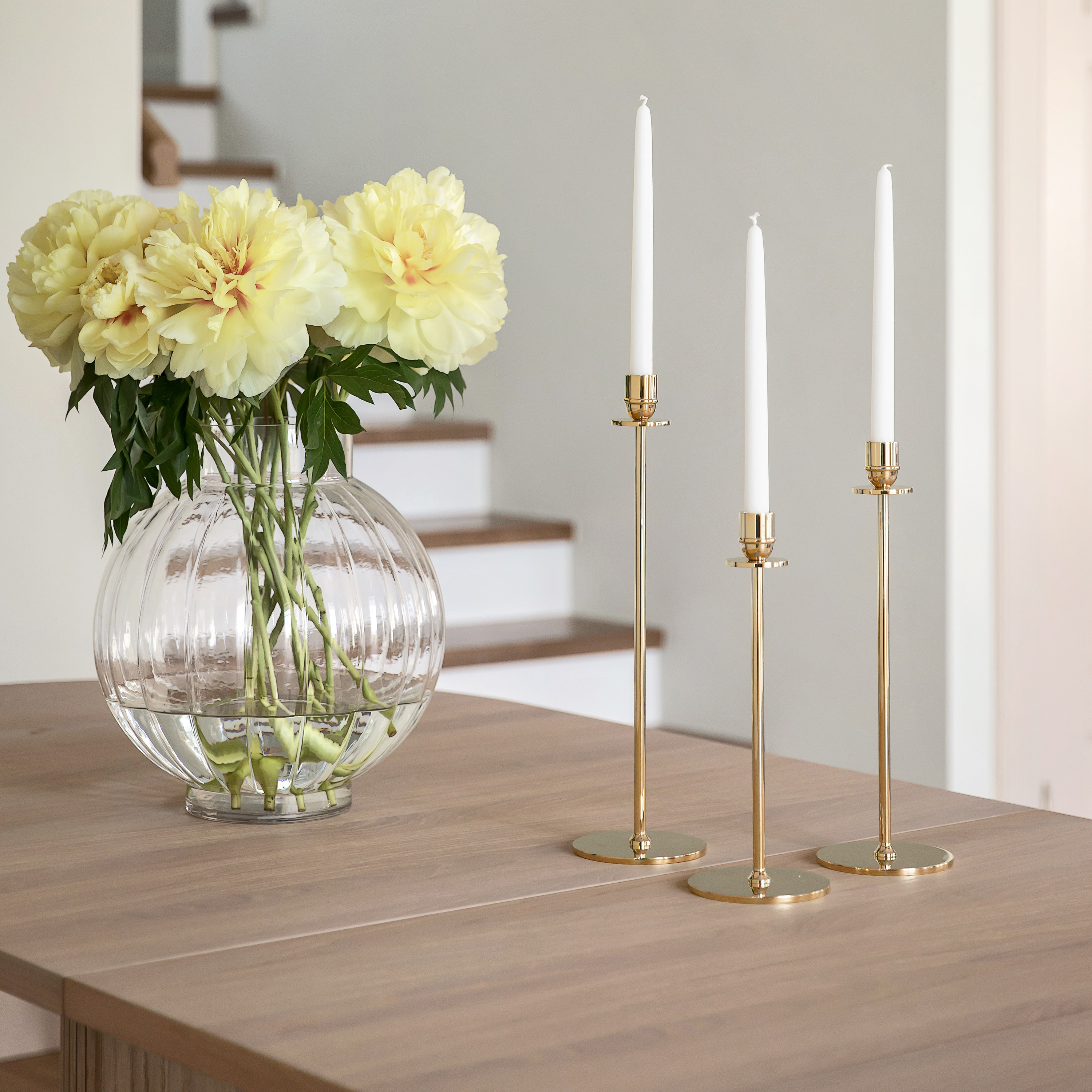 Hilke Collection Luce Del Sole Ljusstake Guld 40 cm