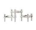 STOFF Nagel BMF Ljusstake Chrome 3-pack