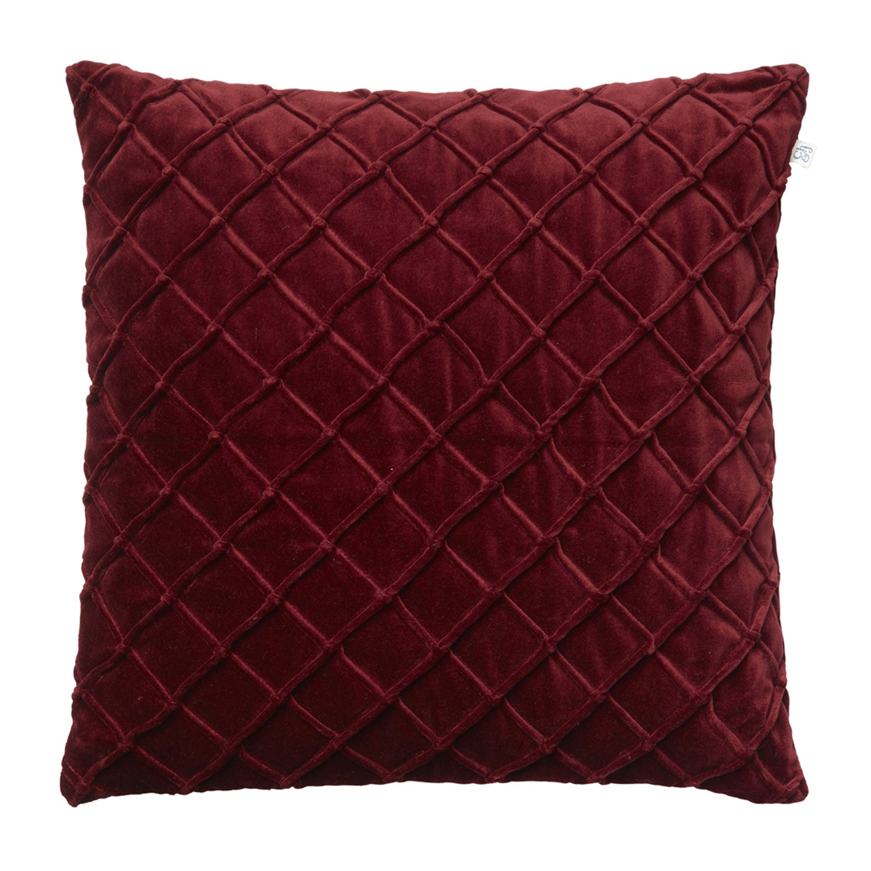 Deva Putetrekk Fløyel Ruby 50x50