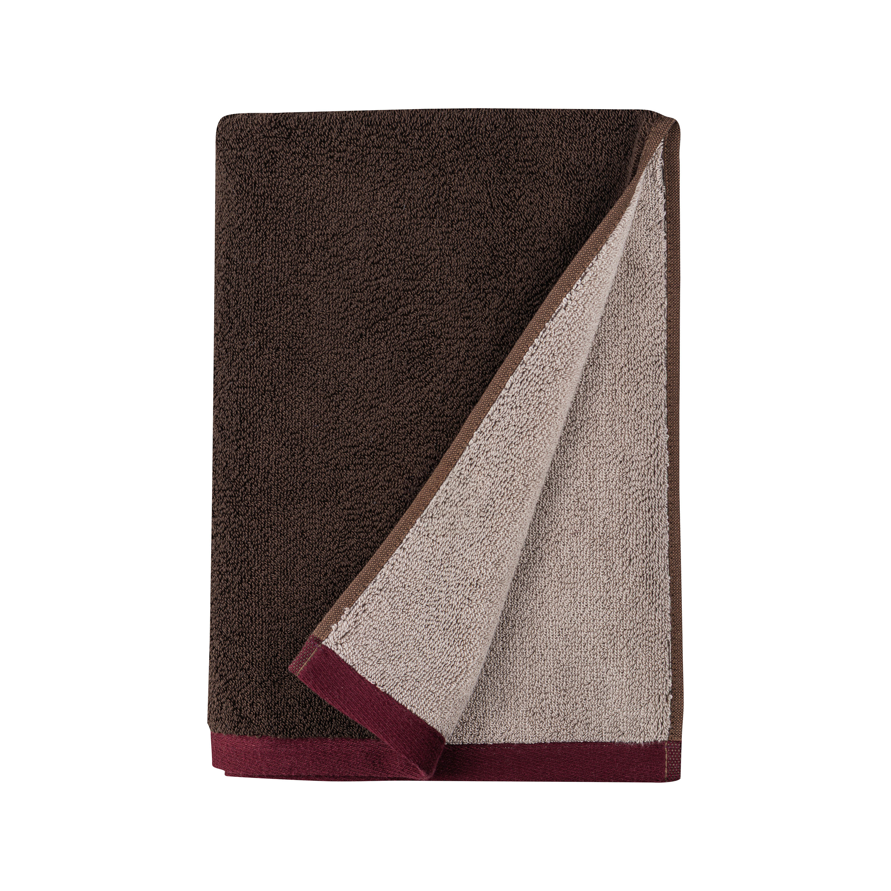 Soft Handtuch Braun/Sand 50x90