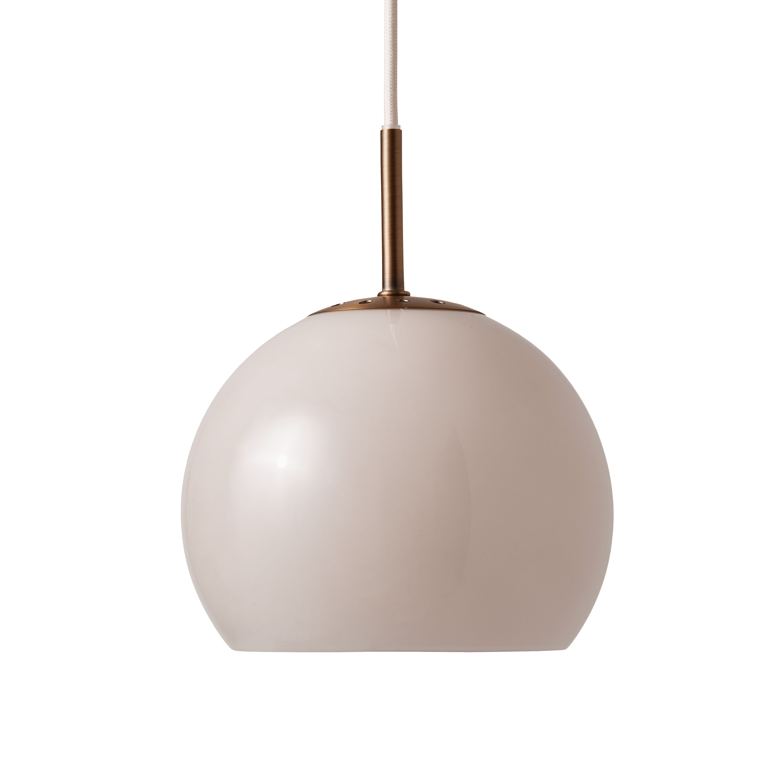 Ball Glass Deckenleuchte Sand Grey Ø25