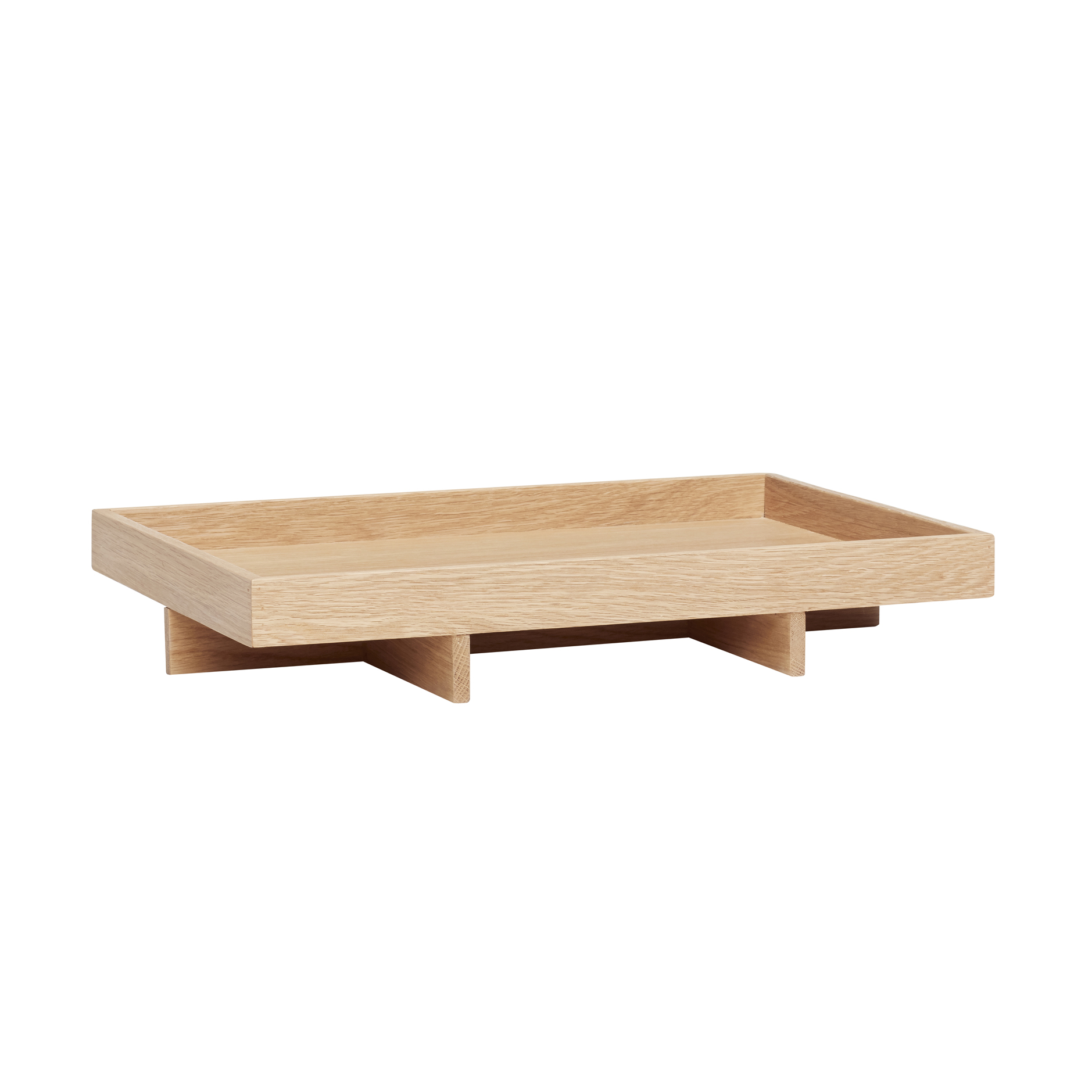 Hübsch - Elevate Bricka FSC Ek - Beige