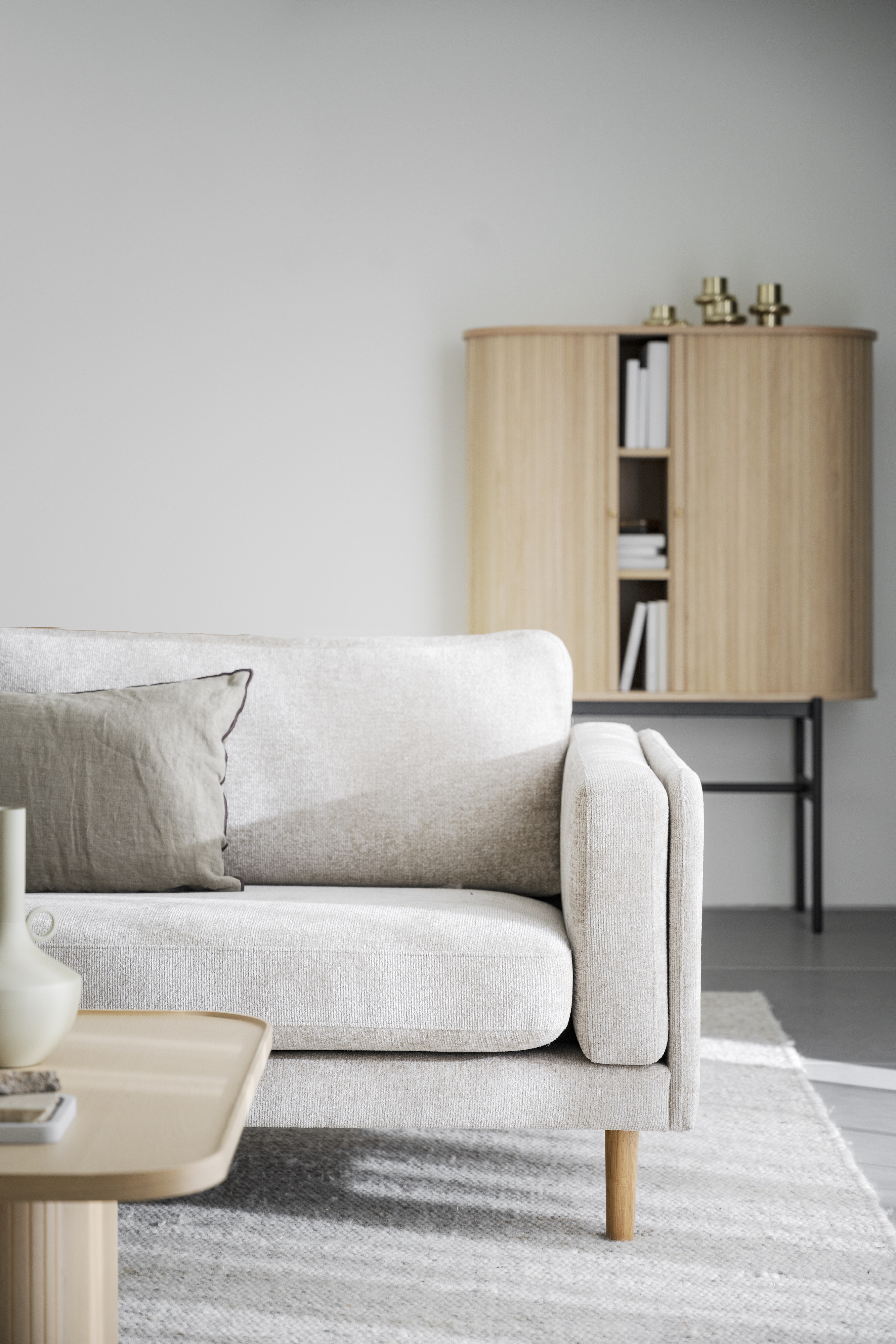 Rowico Home Braden 3-sits Soffa Ljusbeige/Ek