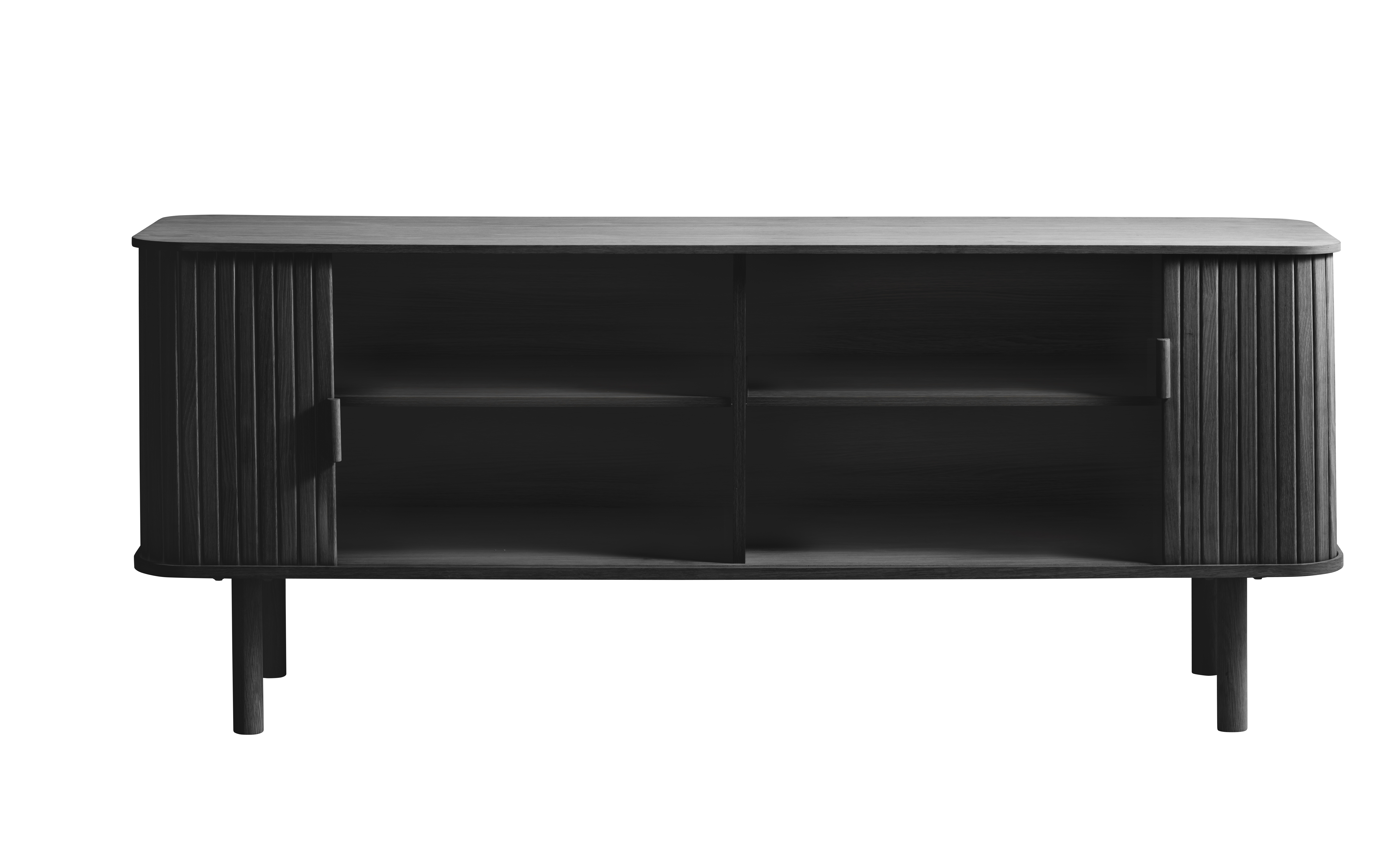 Nordic Home Tindra TV-Schrank Black Oak 160cm