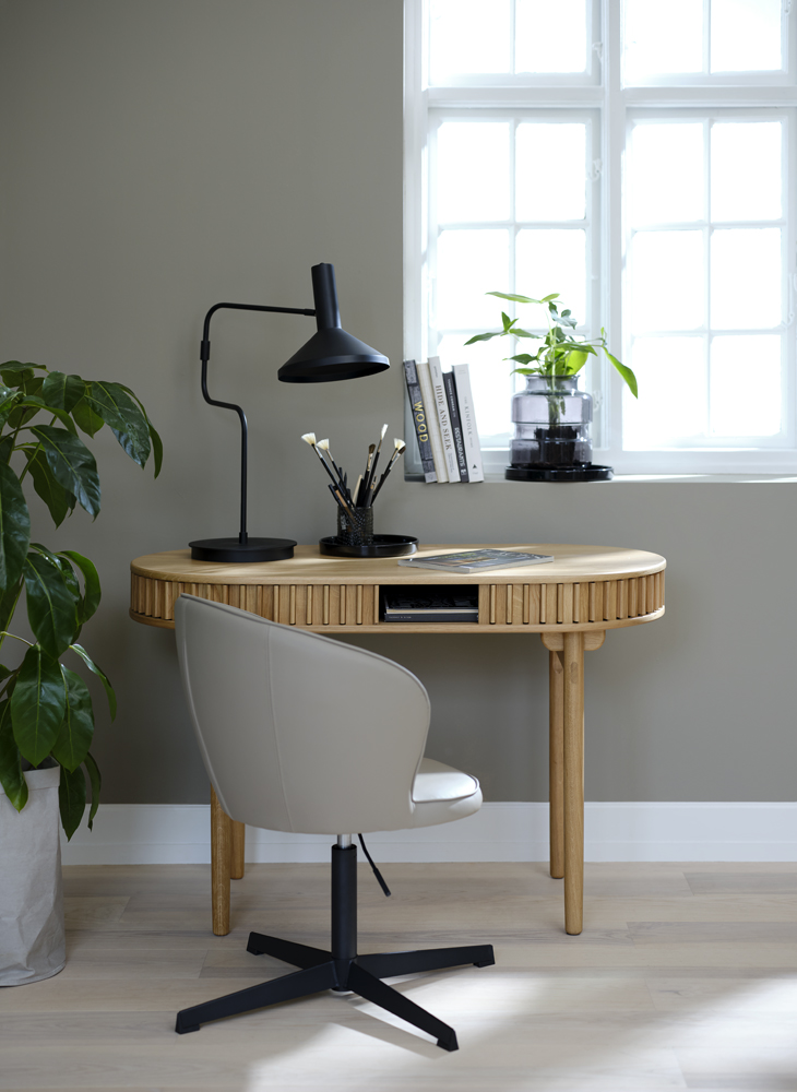 Nordic Home Alice Skrivbord Natural Oak 60x120