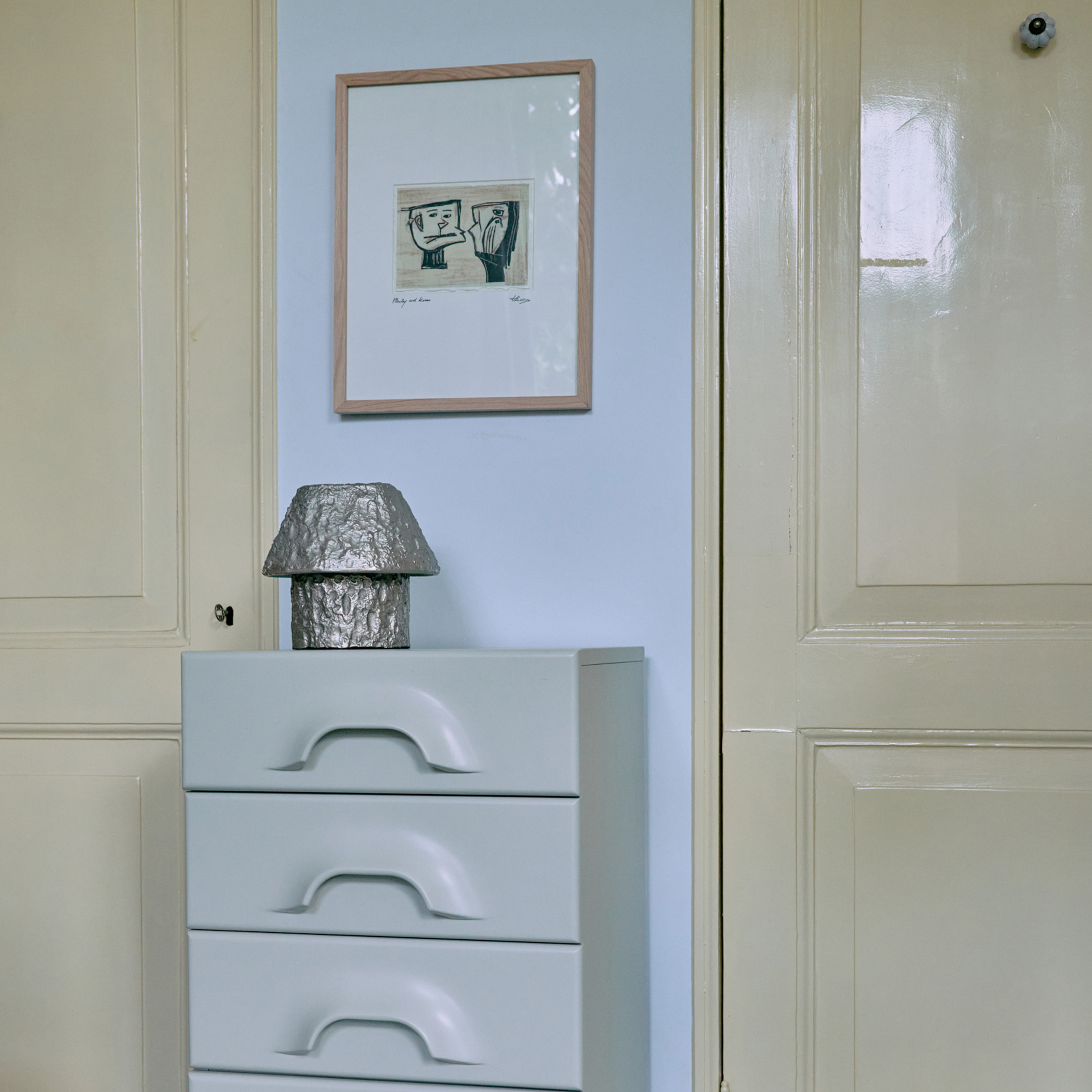 HKliving Artefact Bordslampa Aluminum