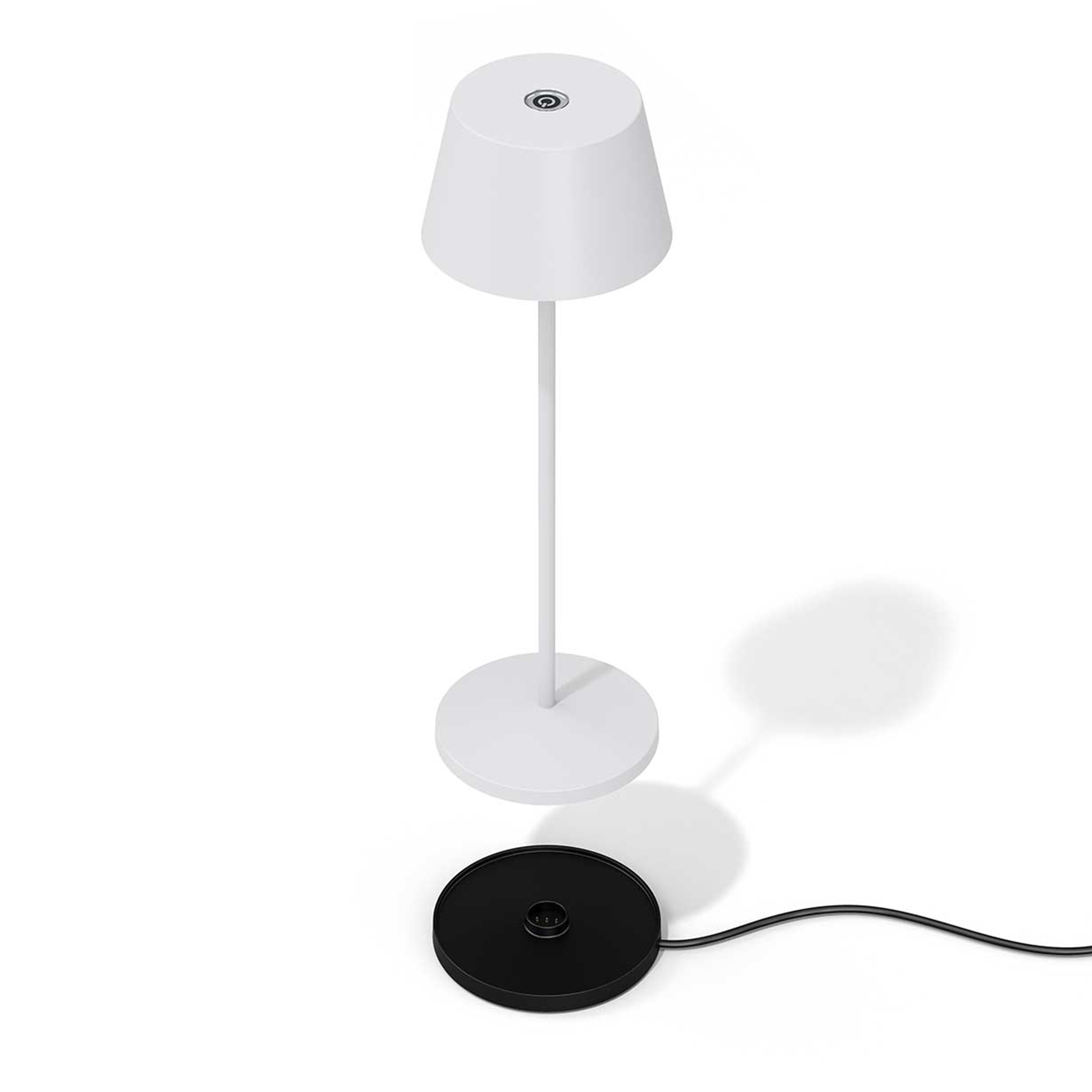 LOOM Design Modi Ladattava Pöytävalaisin White