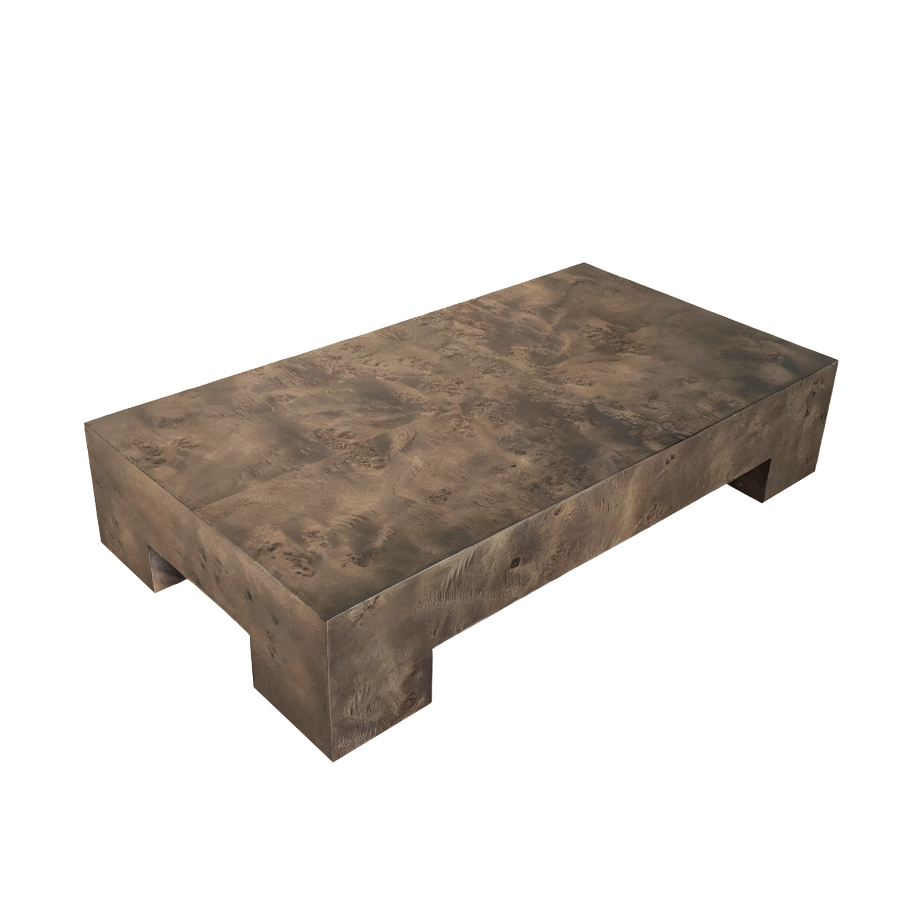 Sleepo Collection Chunky Coffee Table Brown Stained Poplar 130x70