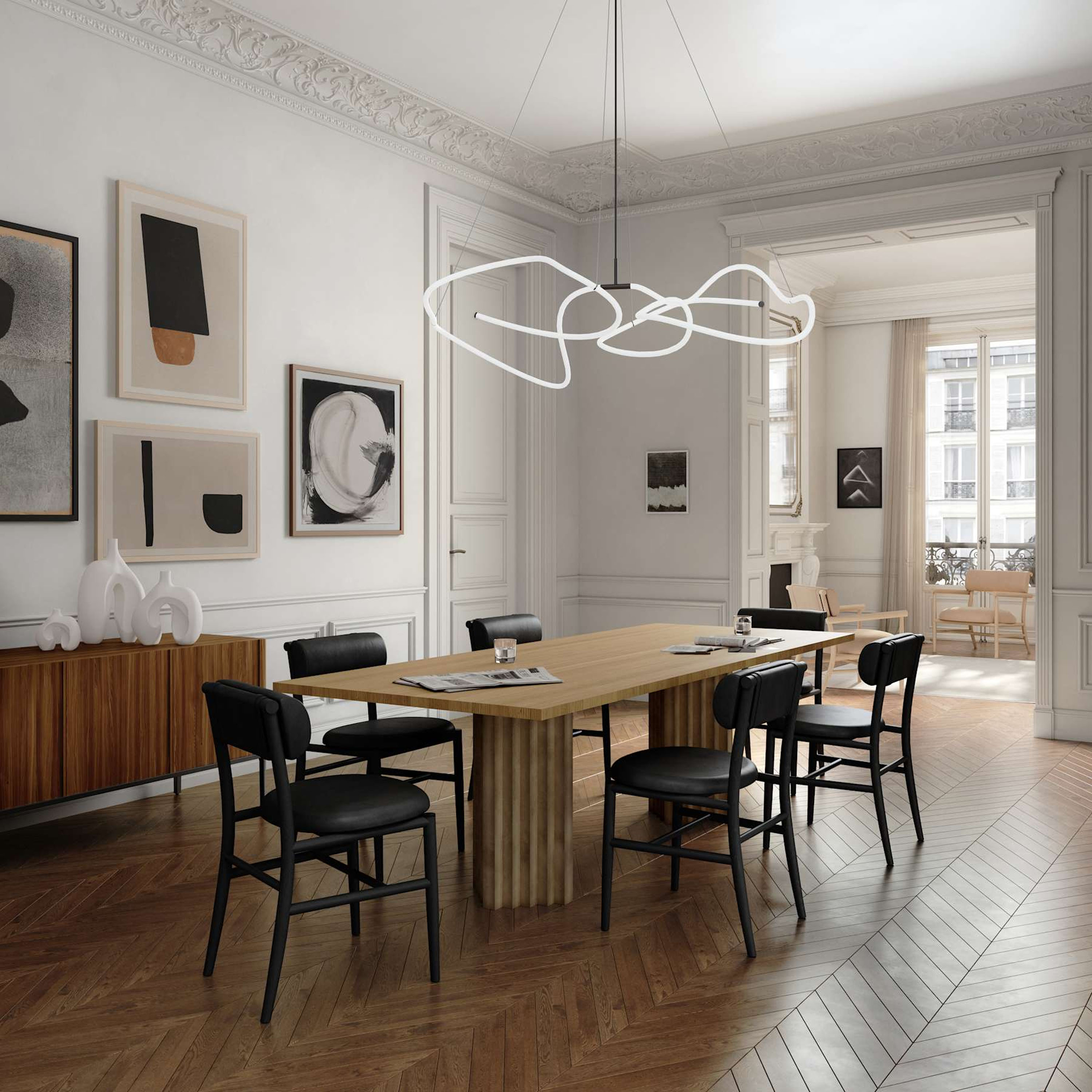 101 Copenhagen Arc Matbord Natural Oak 250cm