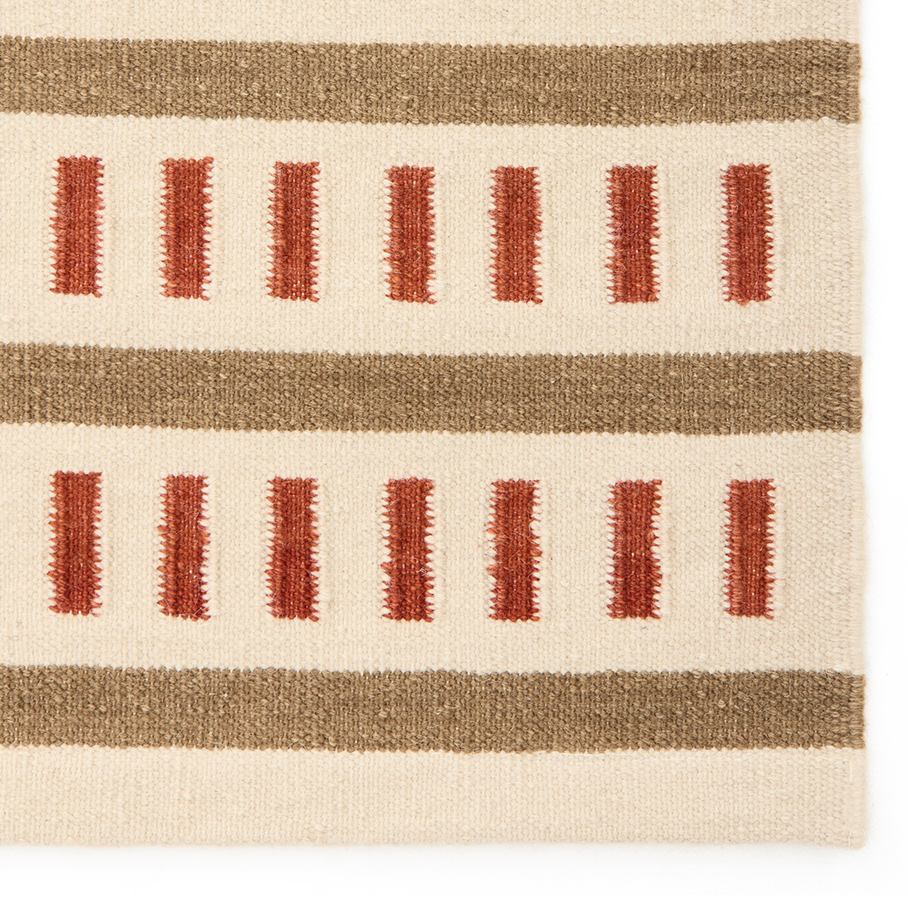 Chhatwal &amp; Jonsson Ladakh Ullmatta Off White/Beige/Rust 180x270