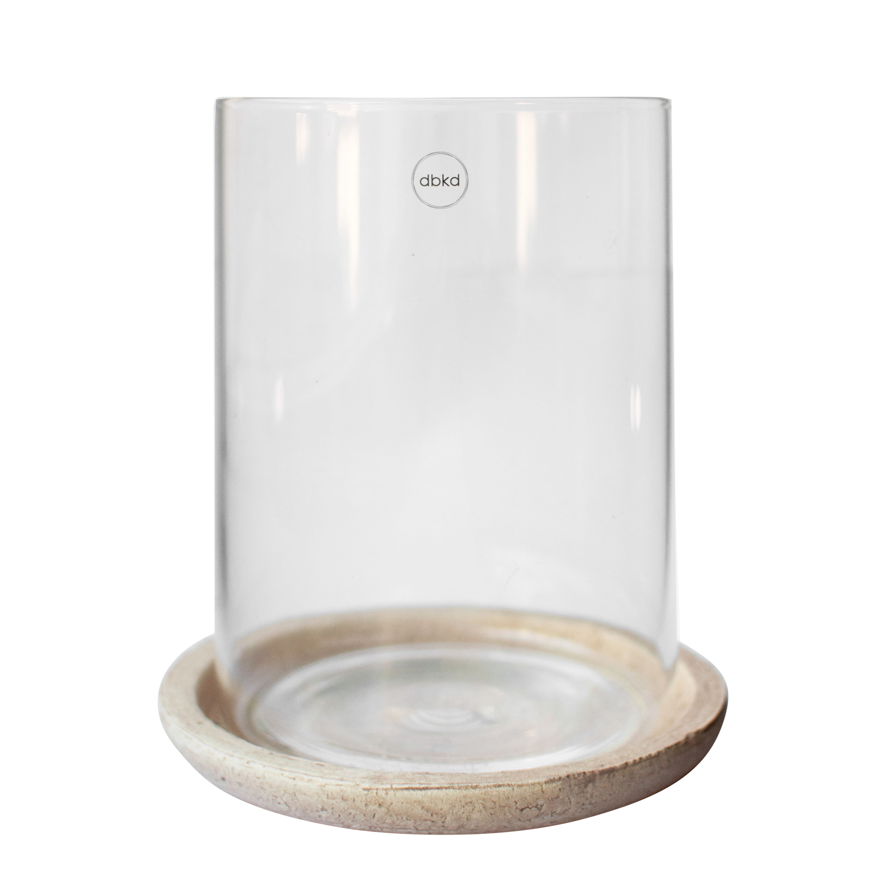 Terra Glass Kynttilänjalka Sand Large