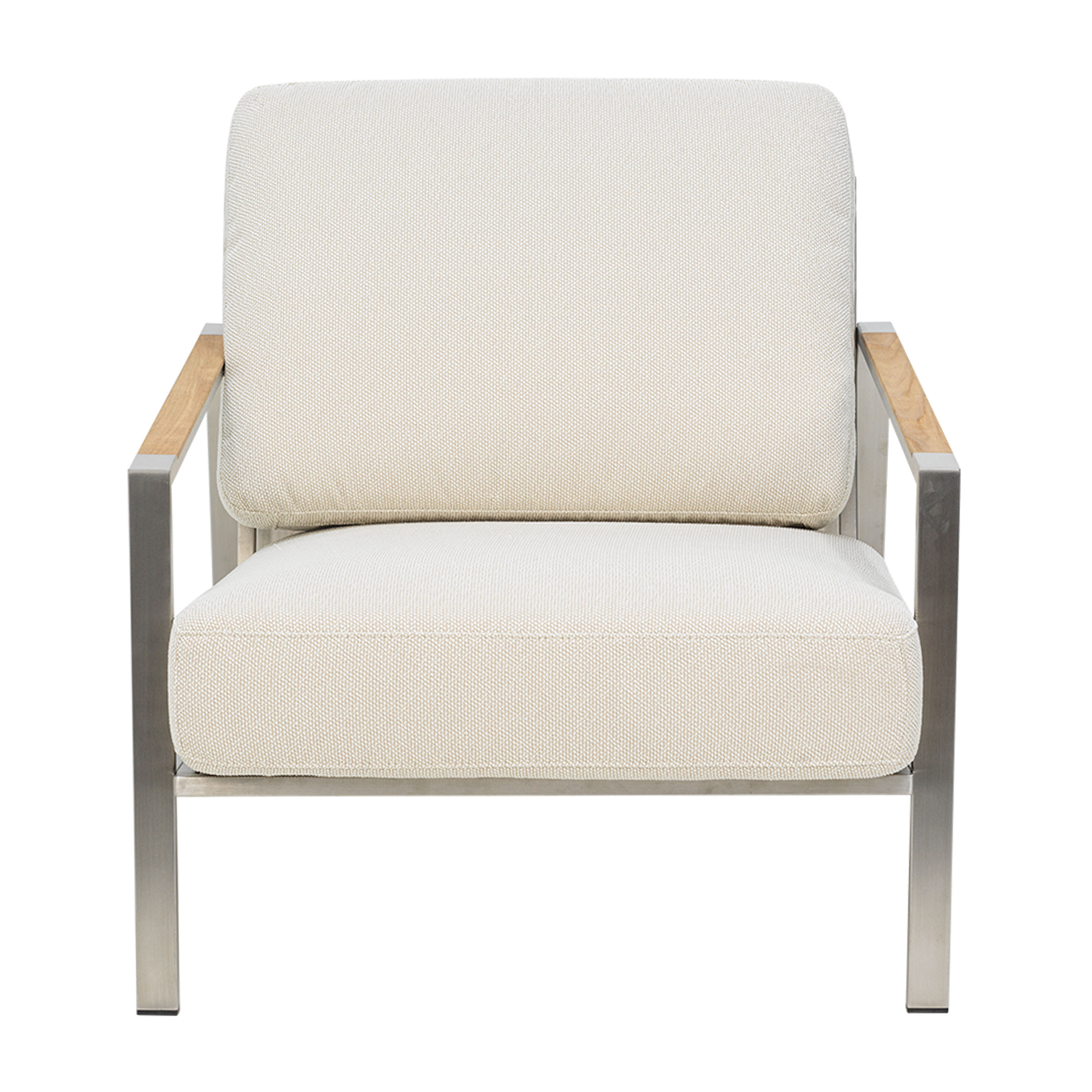 Brafab Naos Loungefotölj Stainless Steel/Dot Beige