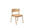 Oblique Matstol Natur/PU