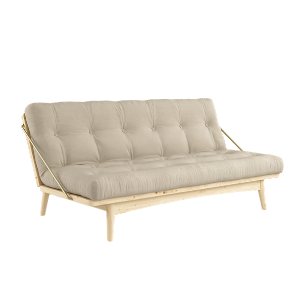 Folk Bäddsoffa Natur/Beige 190cm